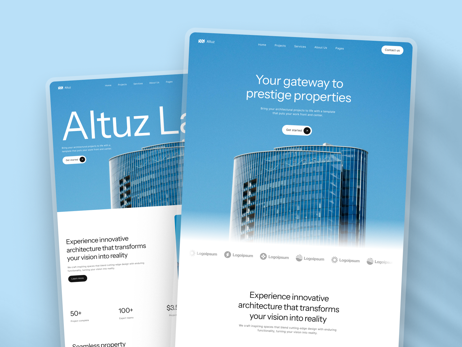 Altuz - Real Estate Webflow Template (FREE FIGMA)