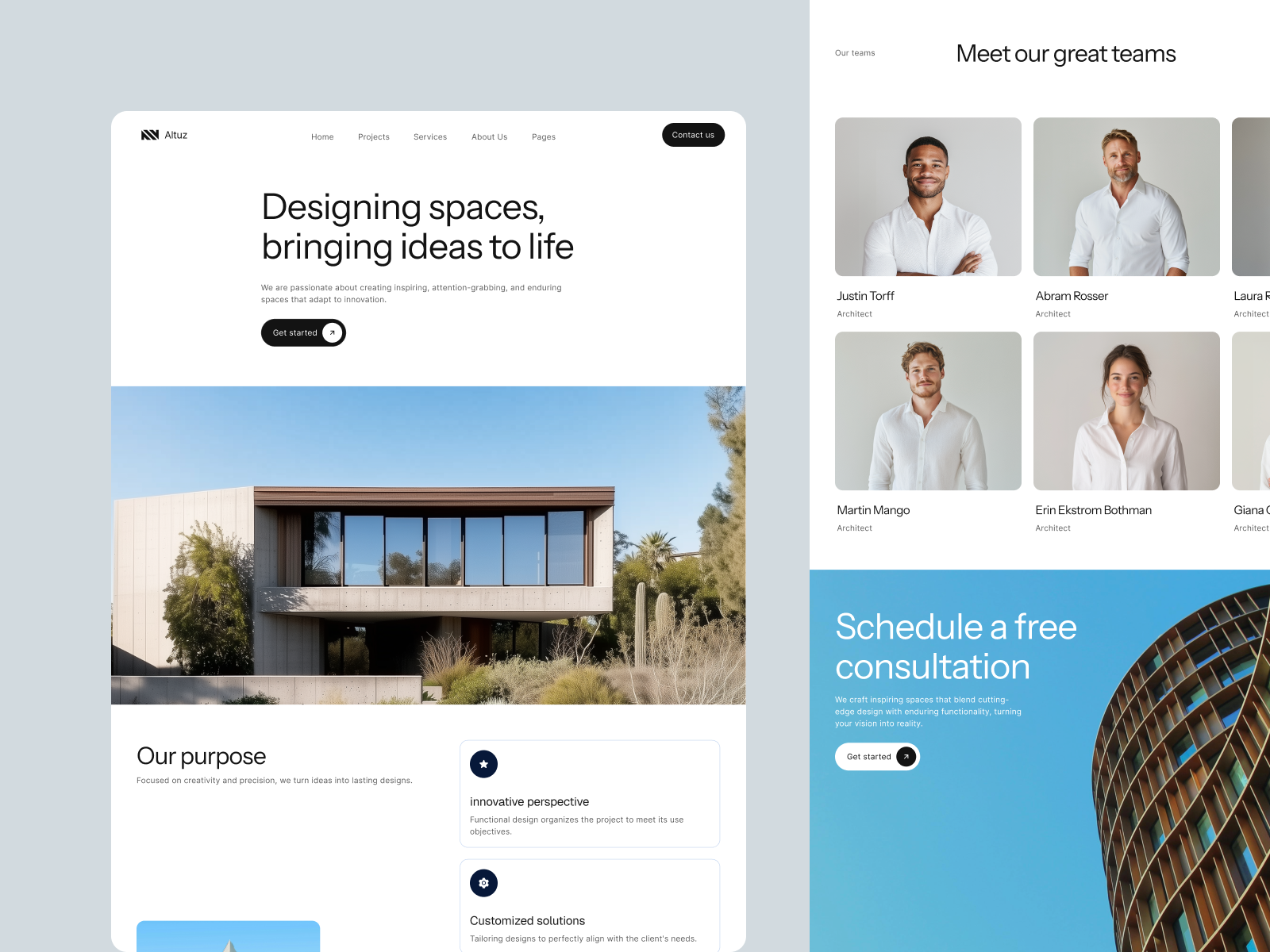 Altuz - Real Estate Webflow Template (FREE FIGMA)
