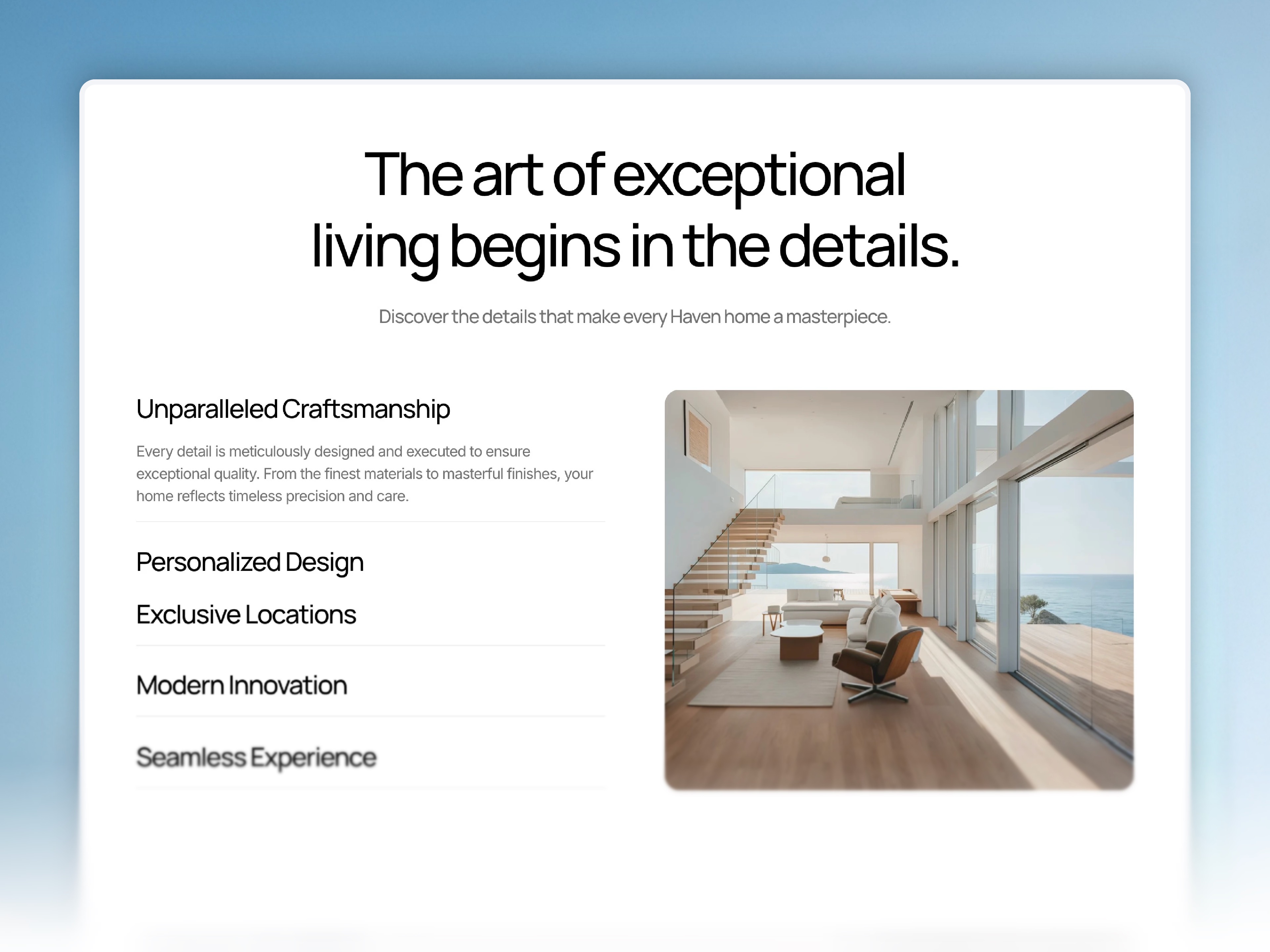 Haven - Real Estate Framer Template