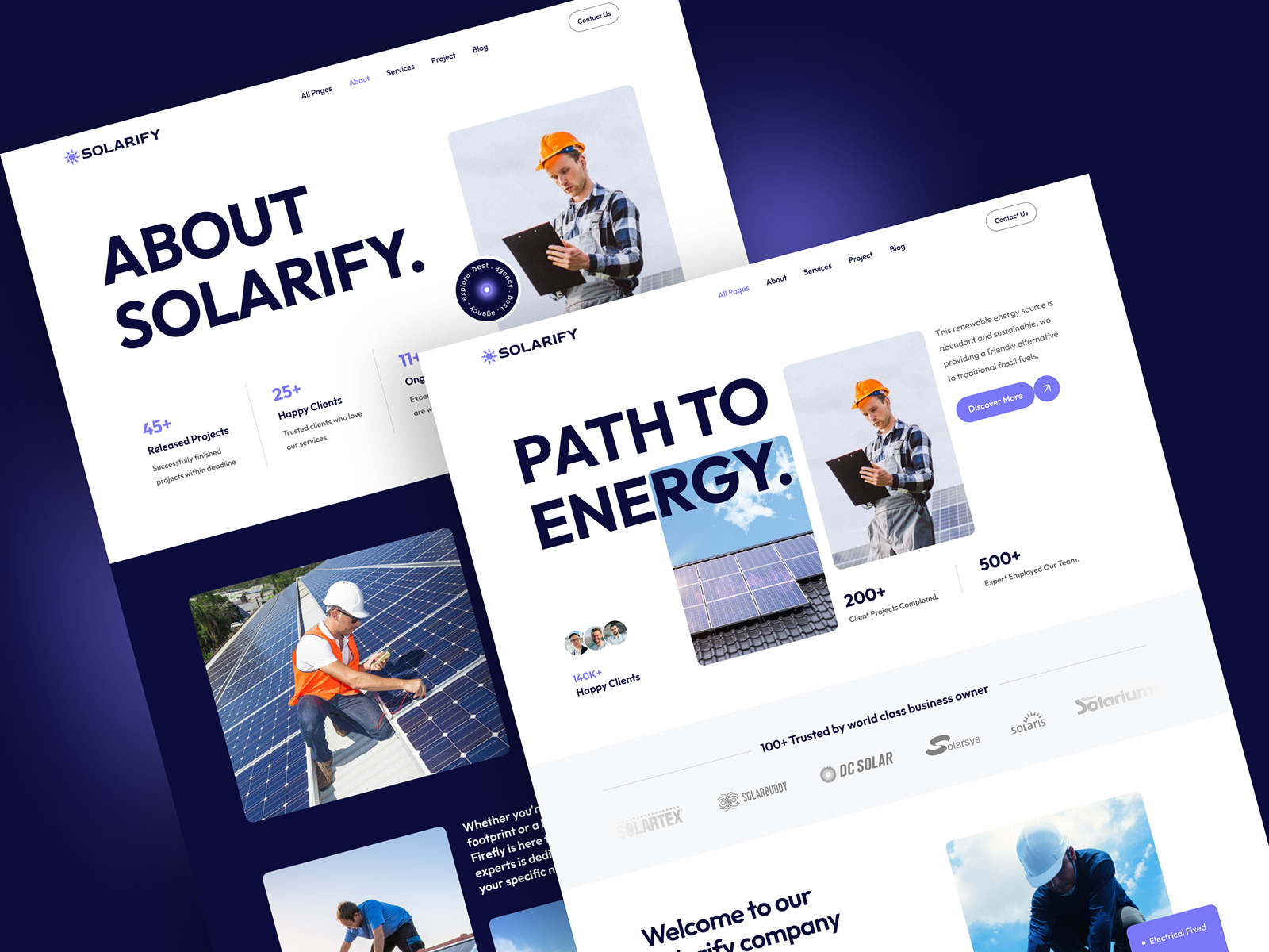 Solarify - Solar & Energy Free Framer Template