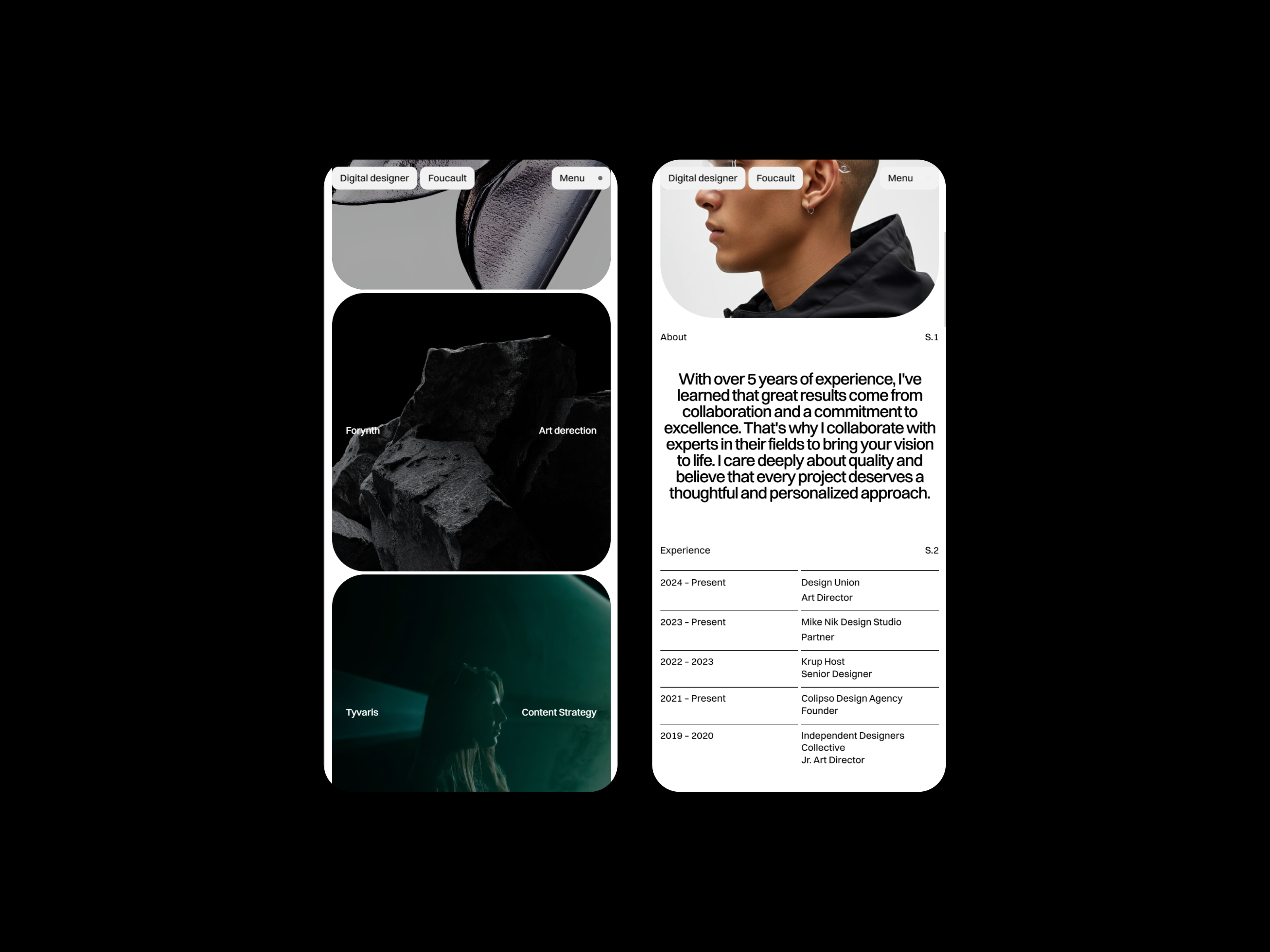 Foucault — Framer agency template