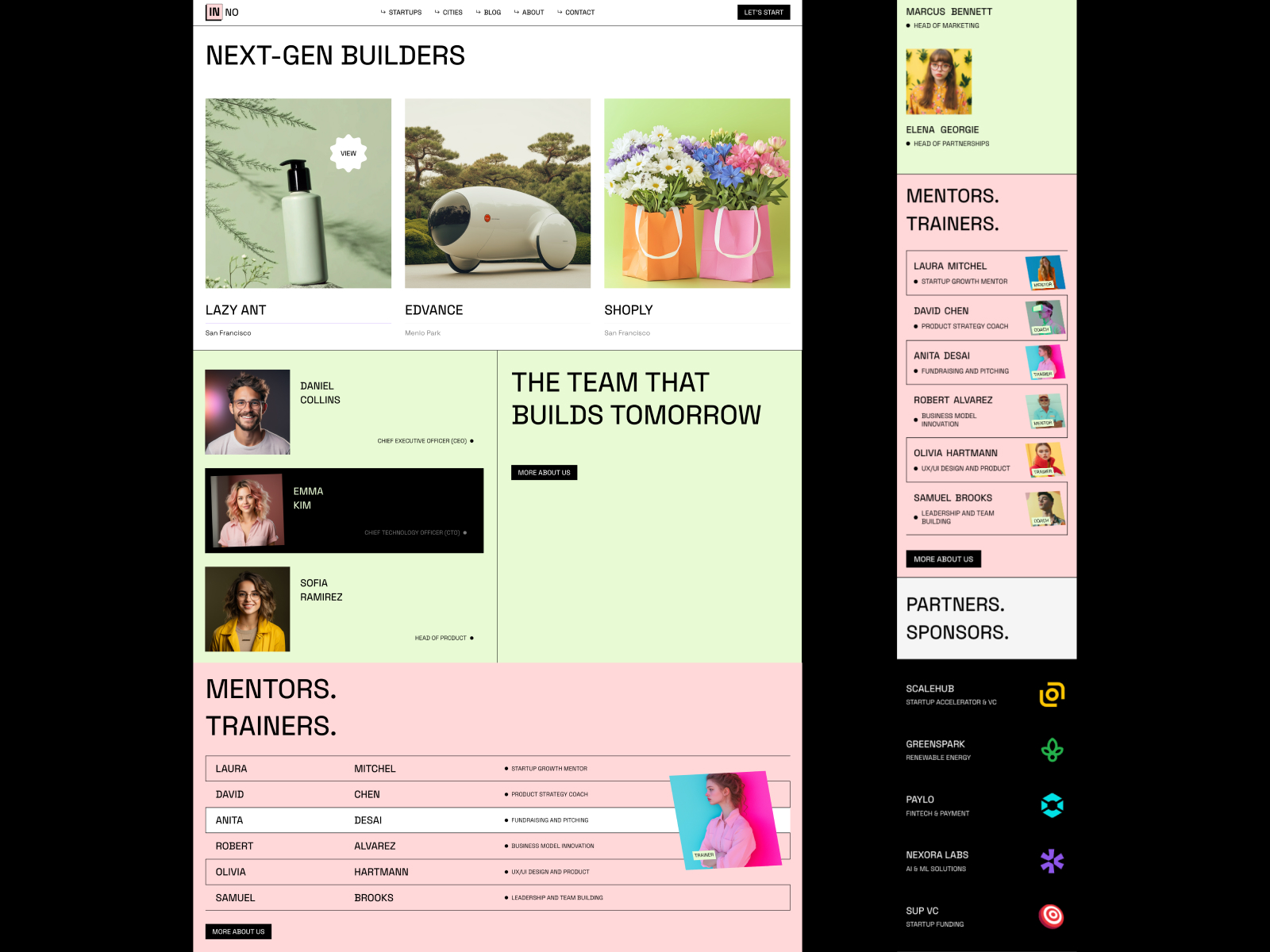 Innostart - Startup VC Framer Template