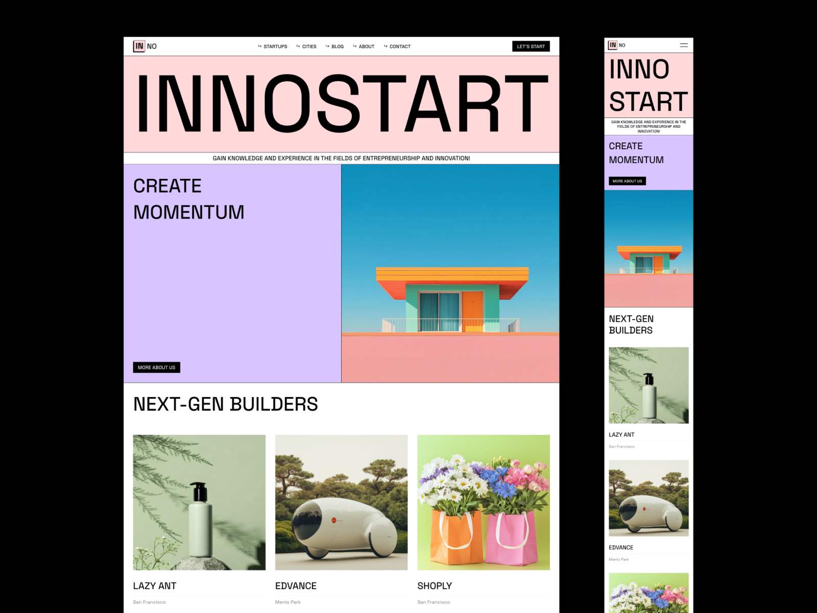Innostart - Startup VC Framer Template