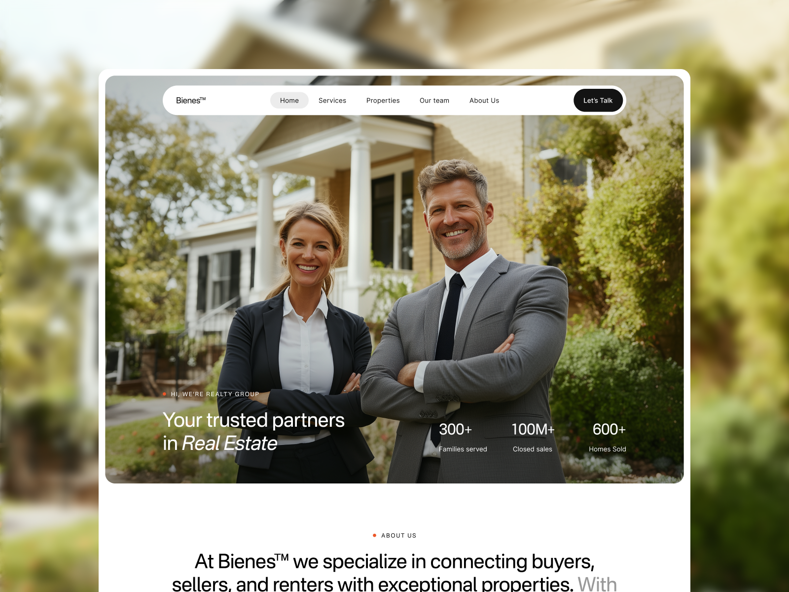 Bienes - Real Estate Webflow Template (FREE FIGMA)