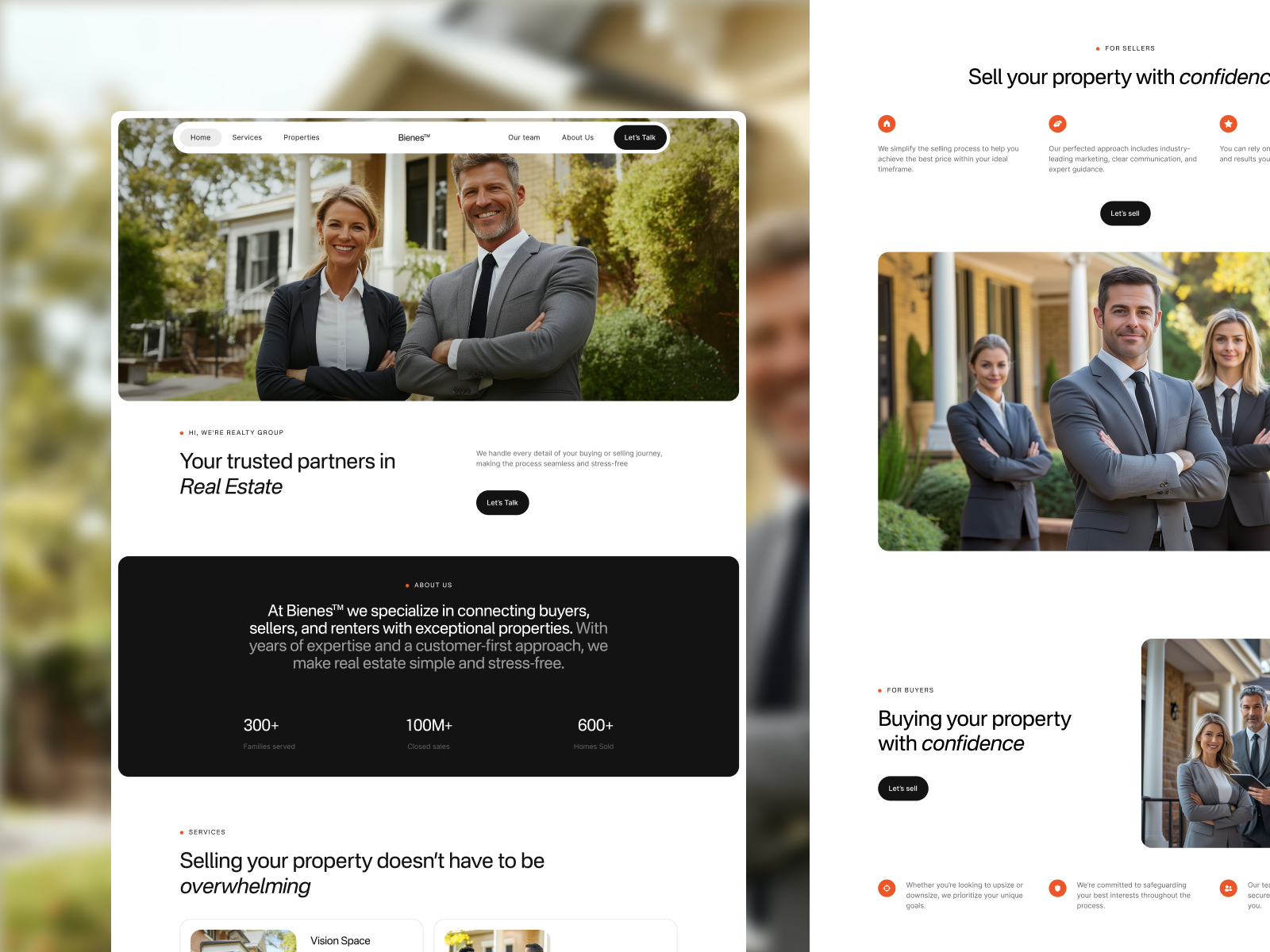 Bienes - Real Estate Webflow Template (FREE FIGMA)