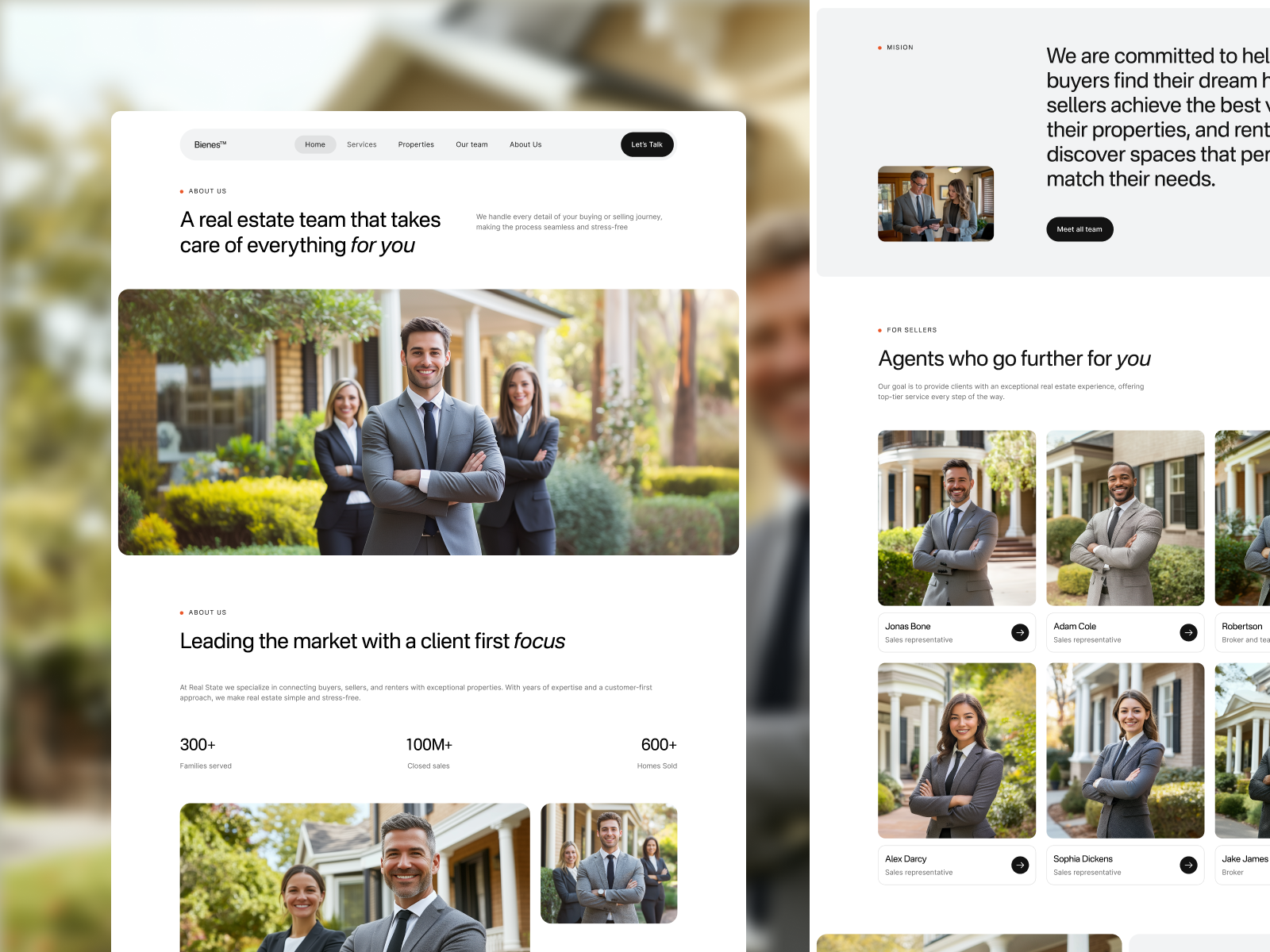 Bienes - Real Estate Webflow Template (FREE FIGMA)