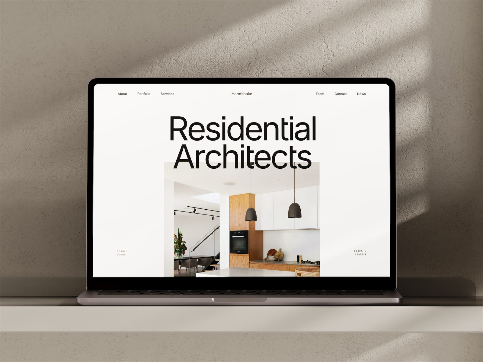 Handshake — Minimal Portfolio Framer Template