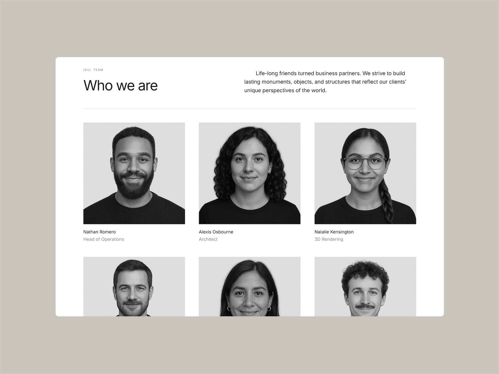 Handshake — Minimal Portfolio Framer Template