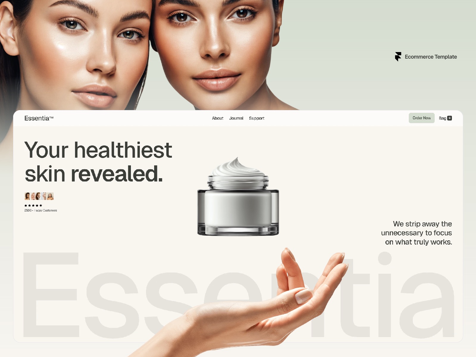 Essentia One Product Framer Ecommerce Template