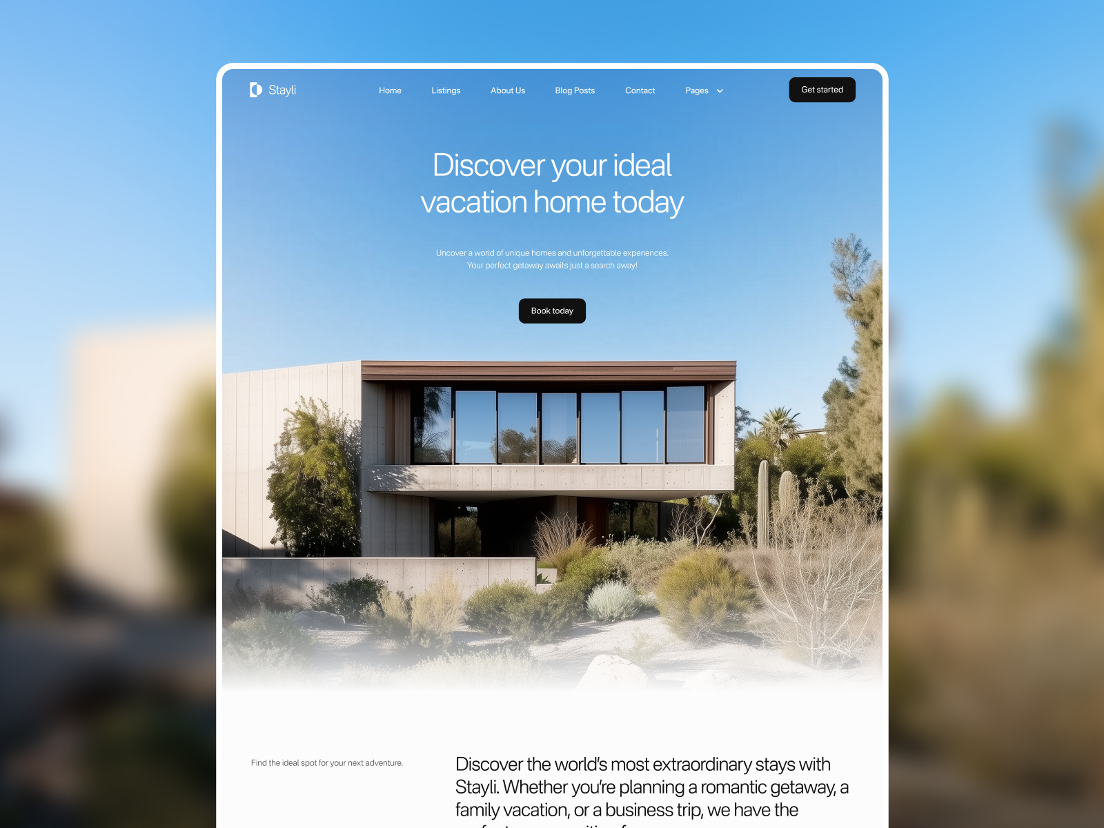 Stayli - Real Estate Webflow Template (FREE FIGMA)