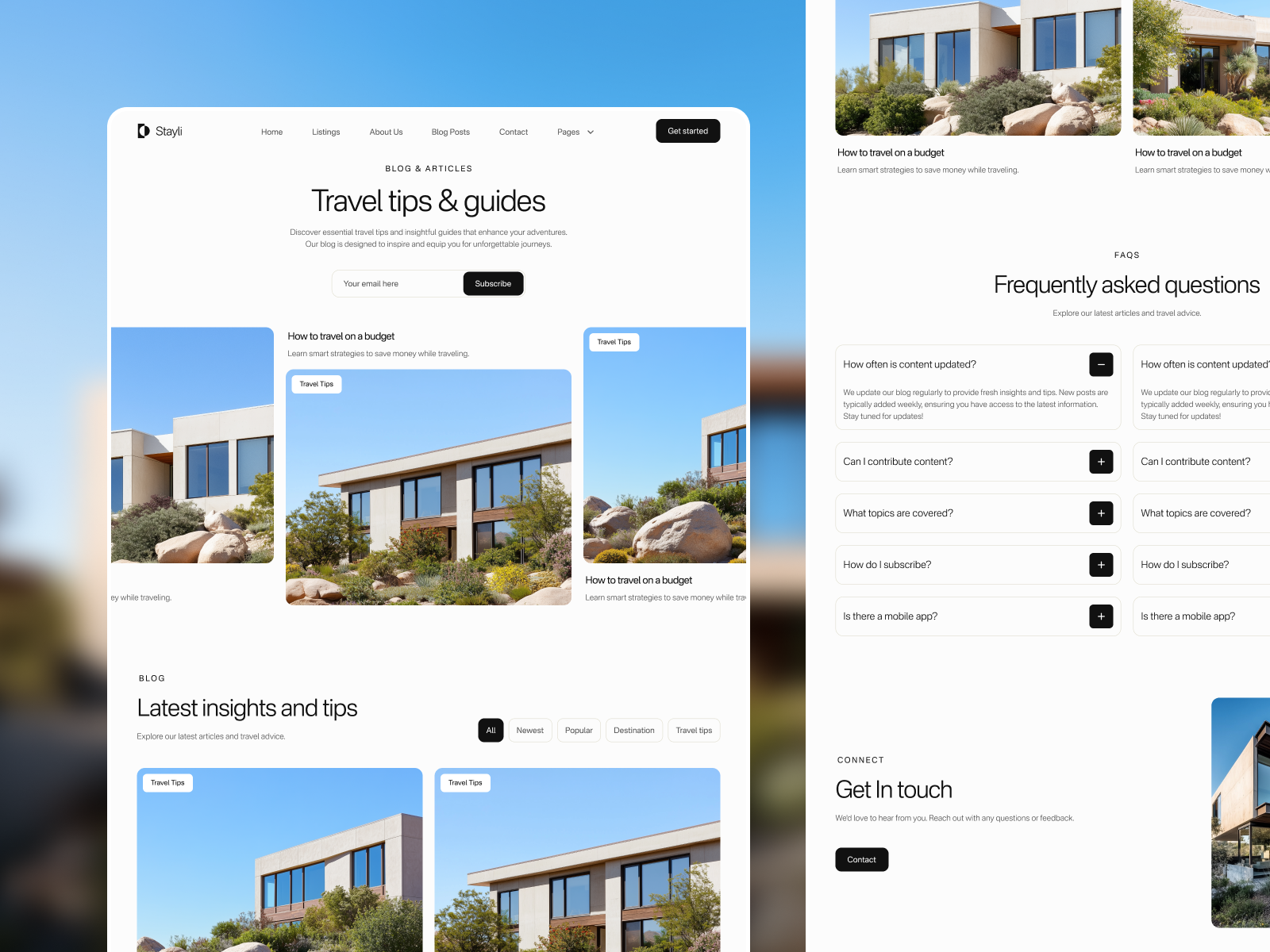 Stayli - Real Estate Webflow Template (FREE FIGMA)