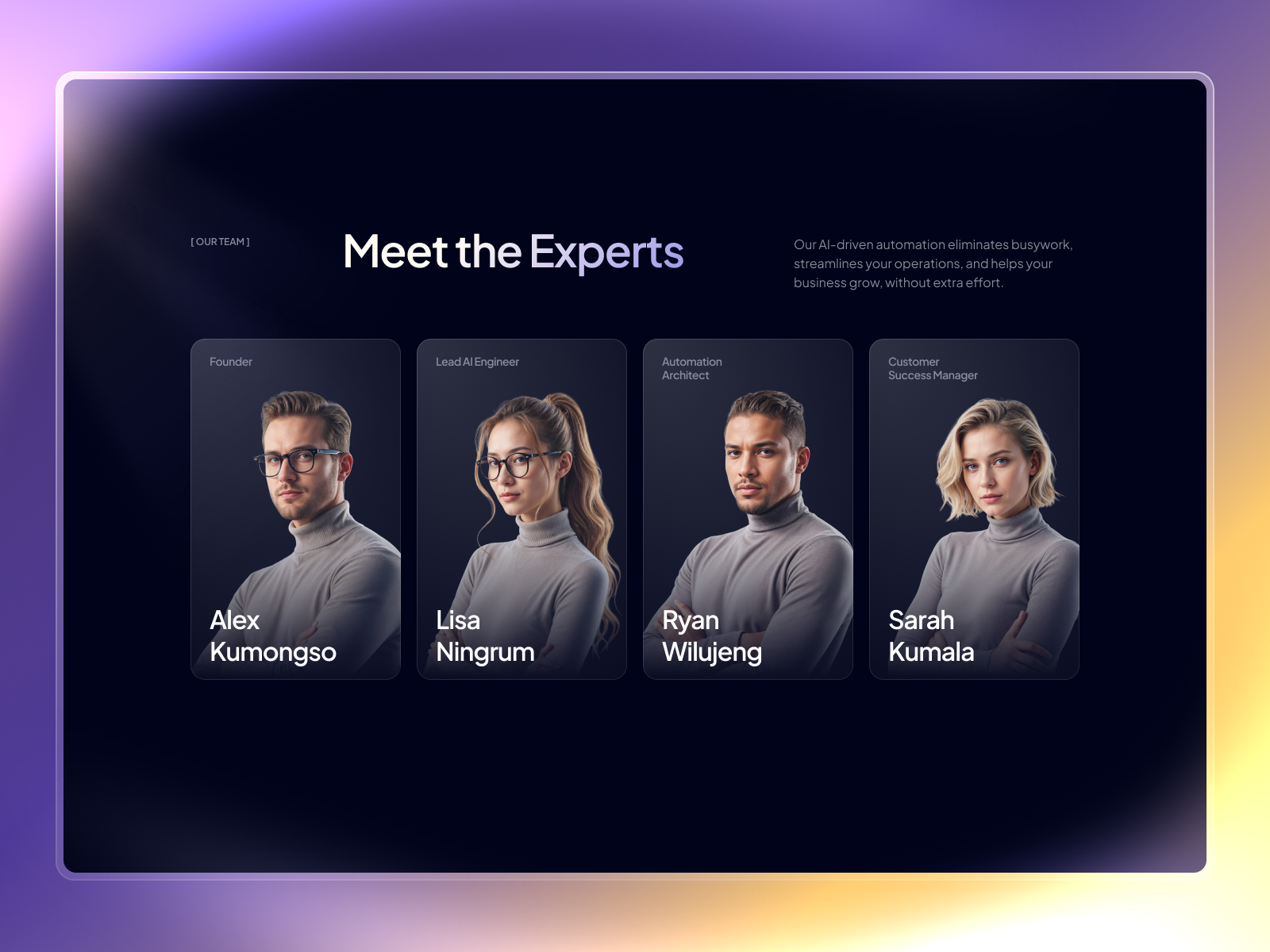 Bima - AI Automation Agency Framer Template