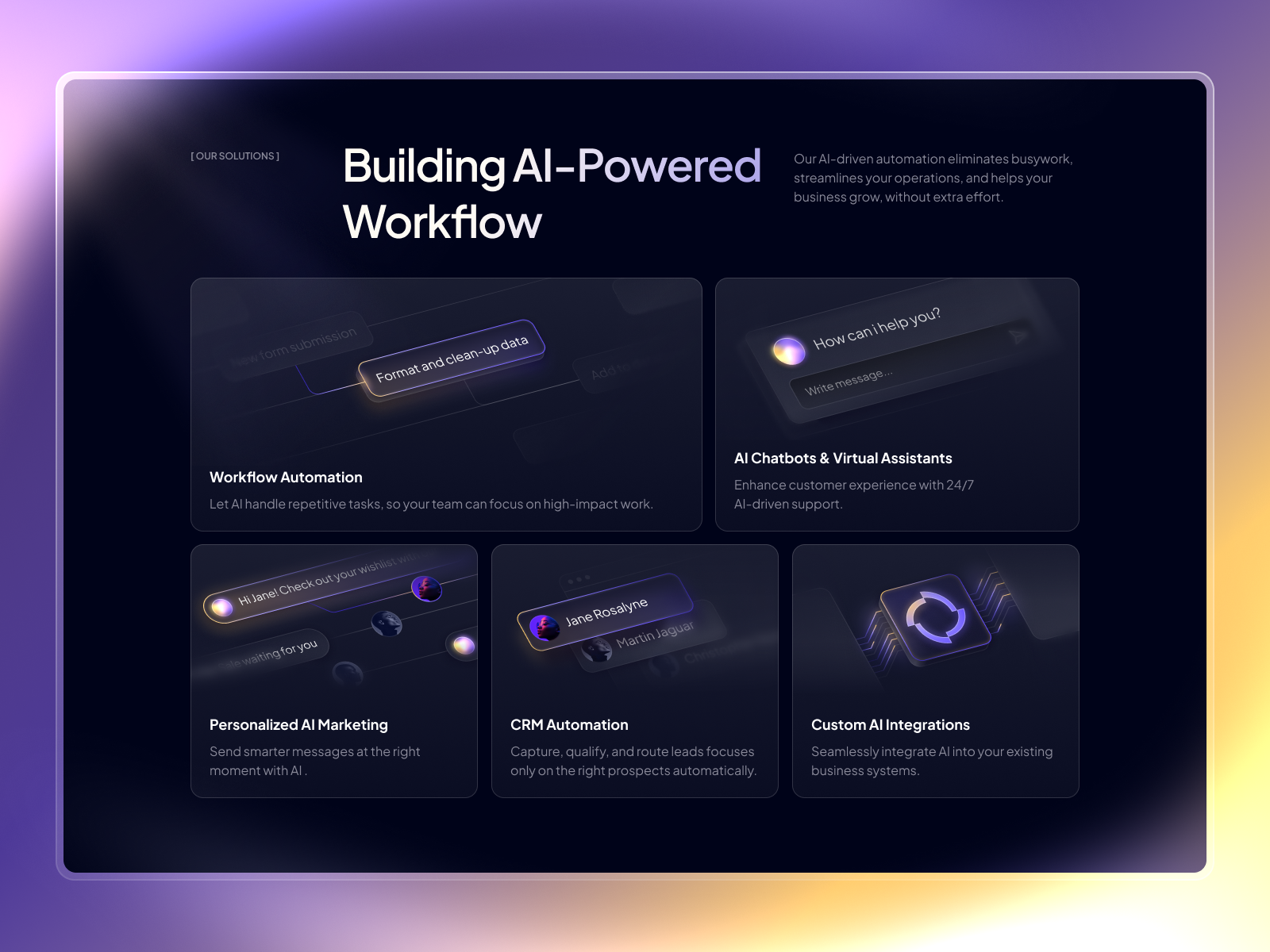 Bima - AI Automation Agency Framer Template