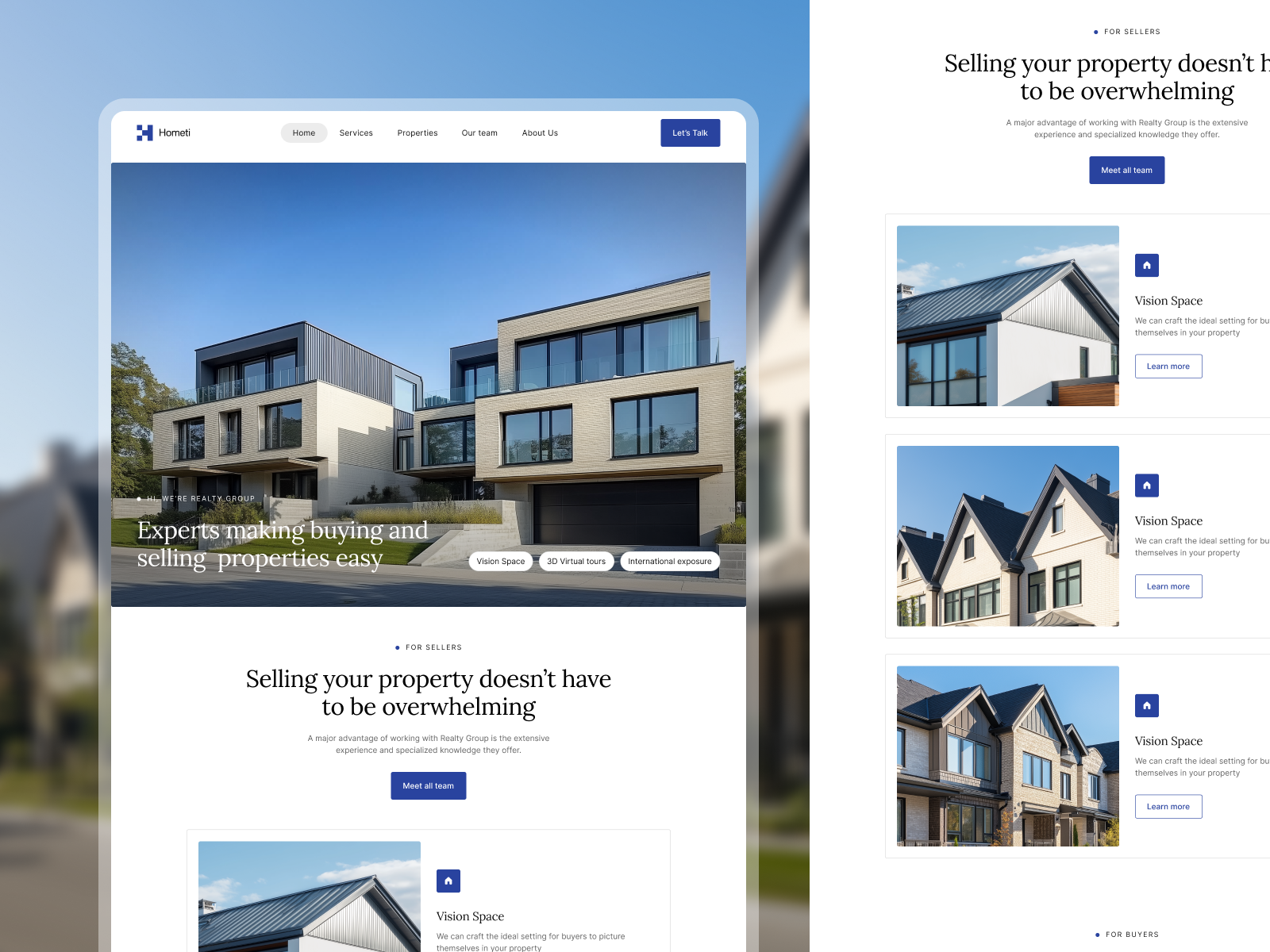 Hometi - Real Estate Webflow Template (FREE FIGMA)