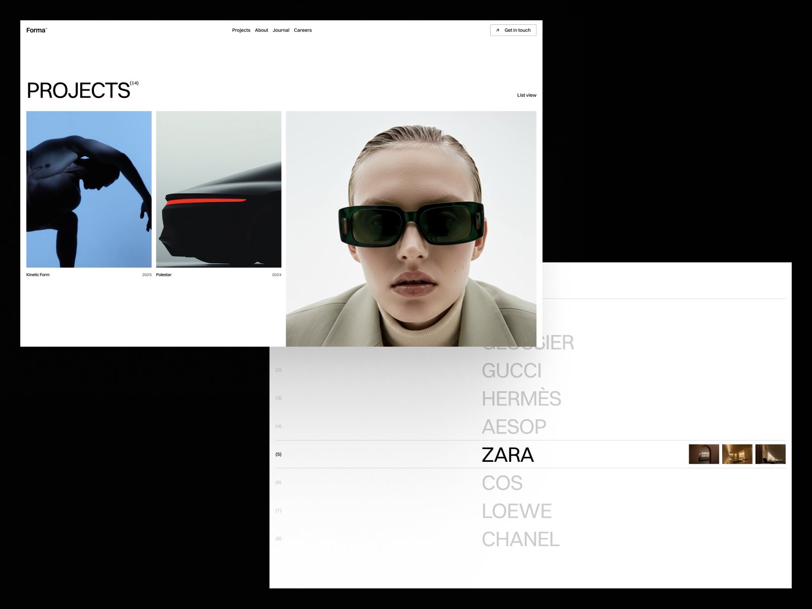 Forma — Framer Portfolio Template