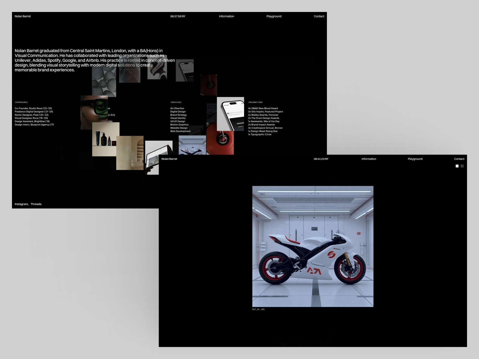 Nolan Barret — Framer Portfolio Template
