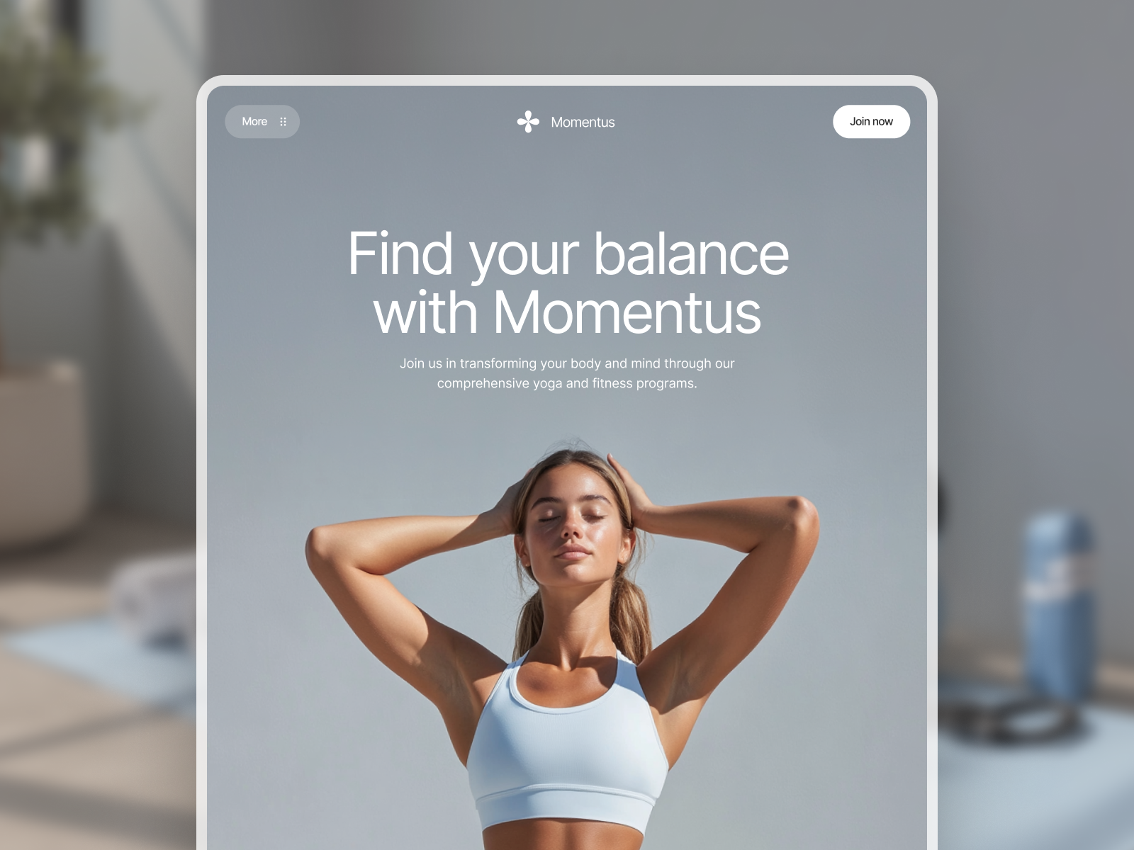 Momentus - Coaching Webflow Template (FREE FIGMA)