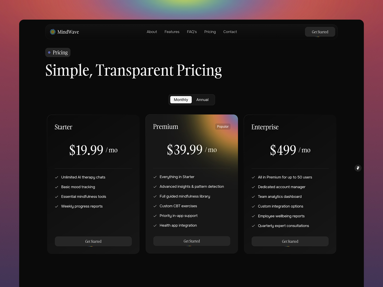 MindWave  — Framer SaaS Template