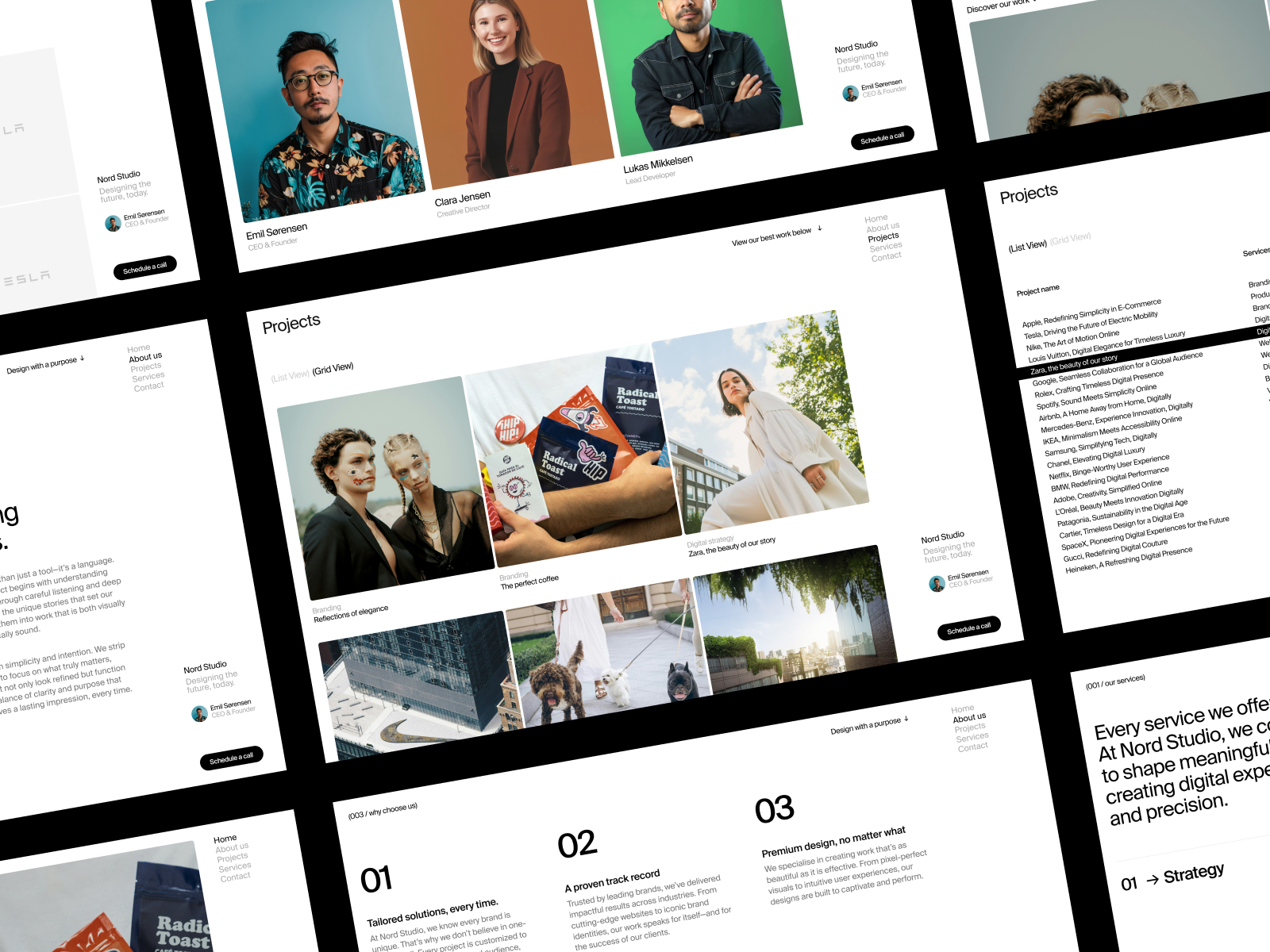 Nordstudio — Framer Portfolio Template