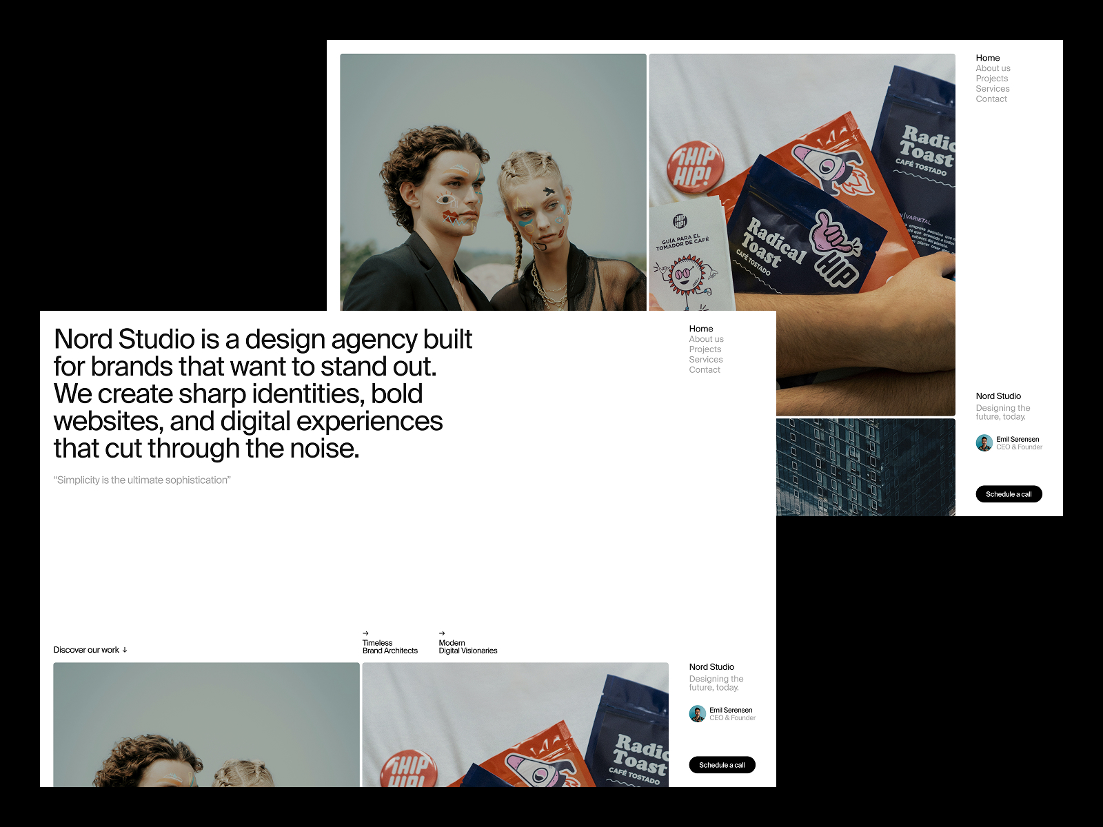 Nordstudio — Framer Portfolio Template