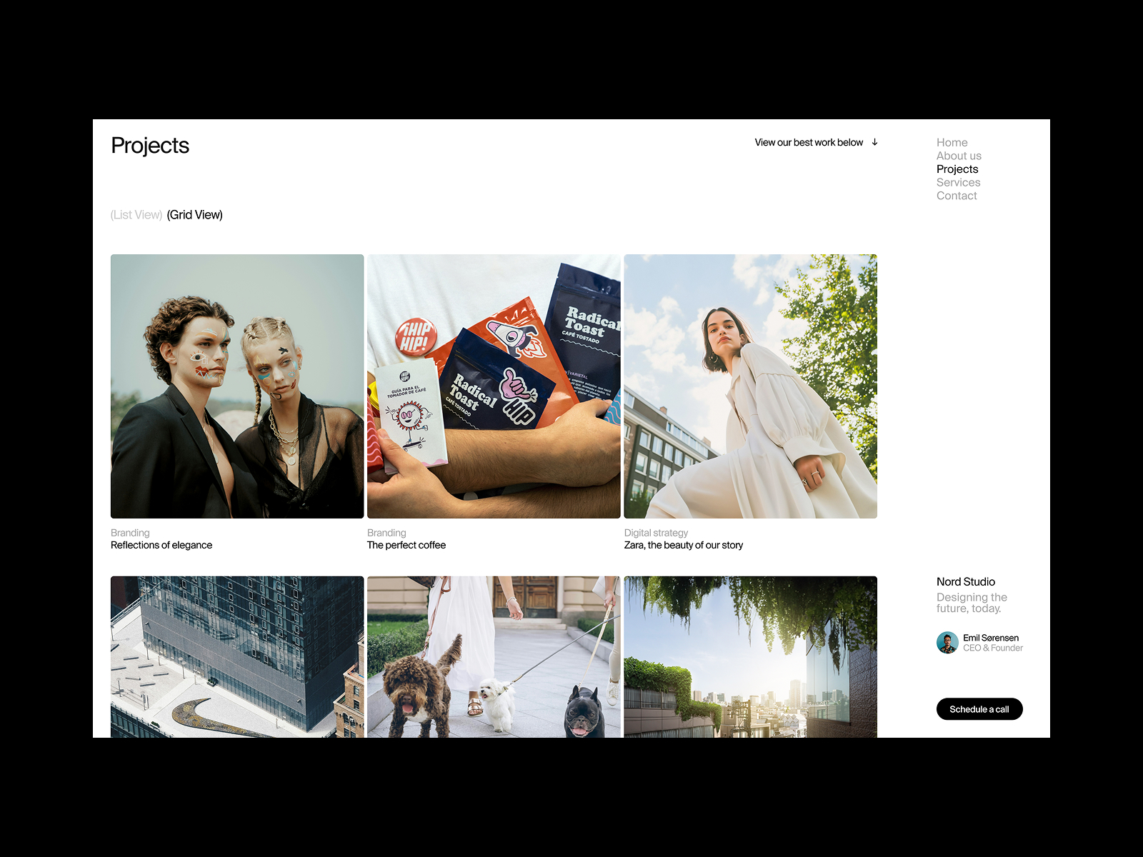 Nordstudio — Framer Portfolio Template