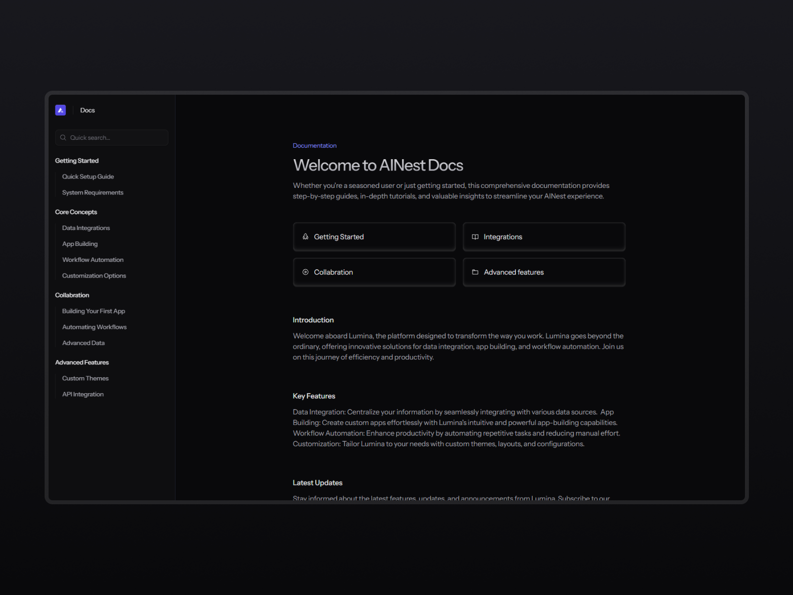 AiNest - Framer Template