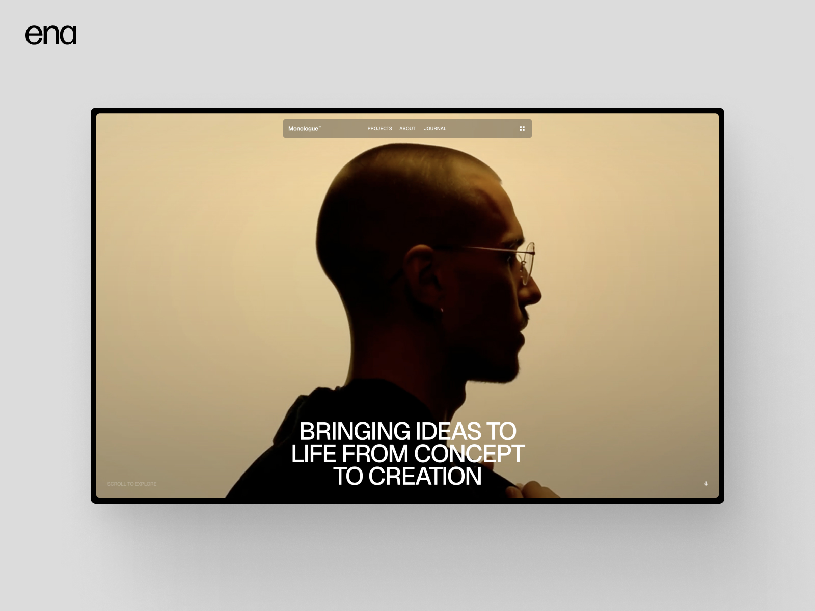 Monologue — Framer Portfolio Template