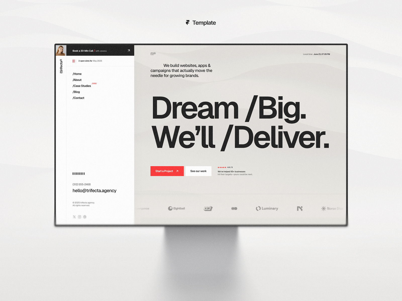 Trifecta — Digital Agency Website Template