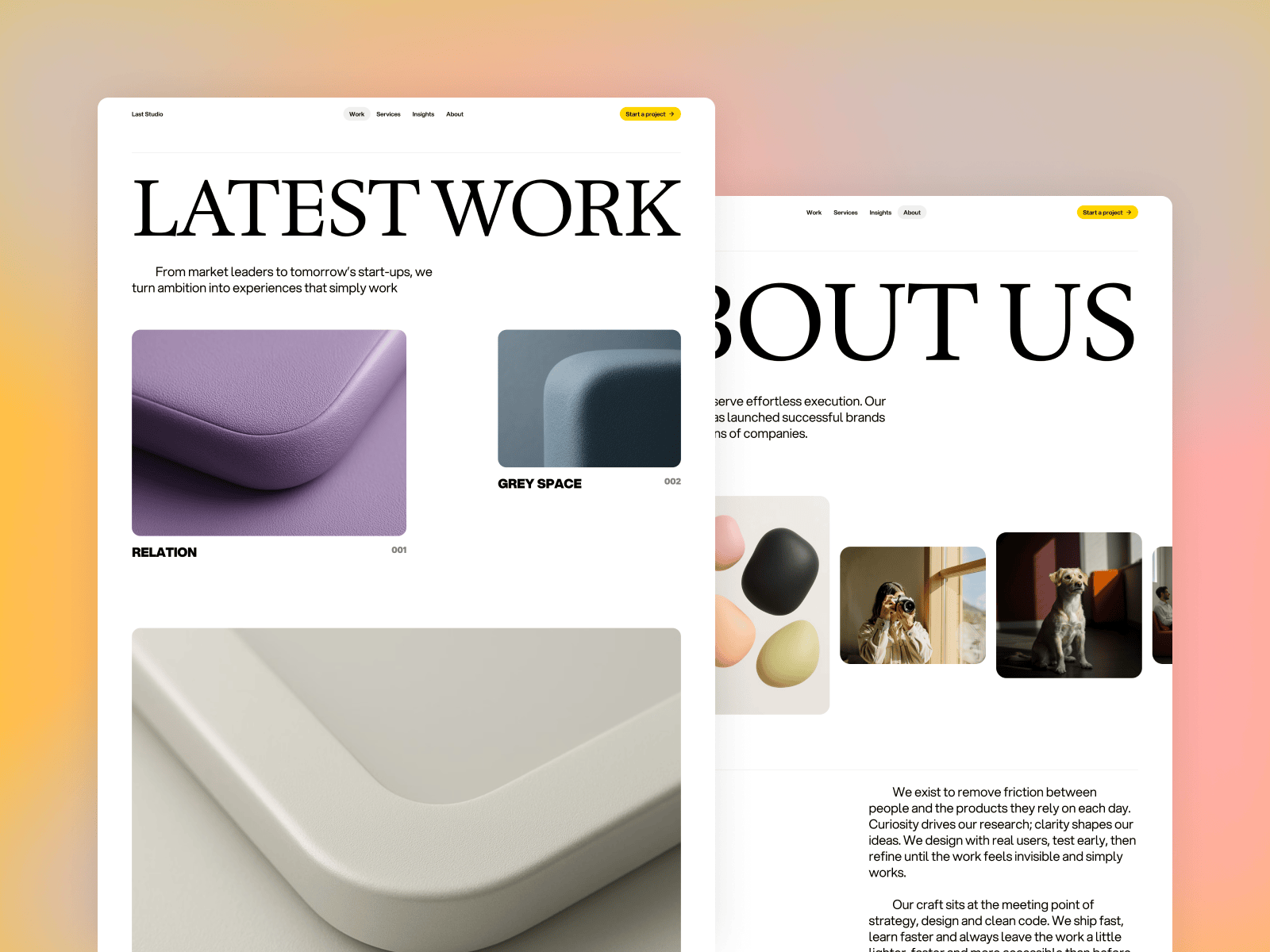Last Studio · Agency Framer Template