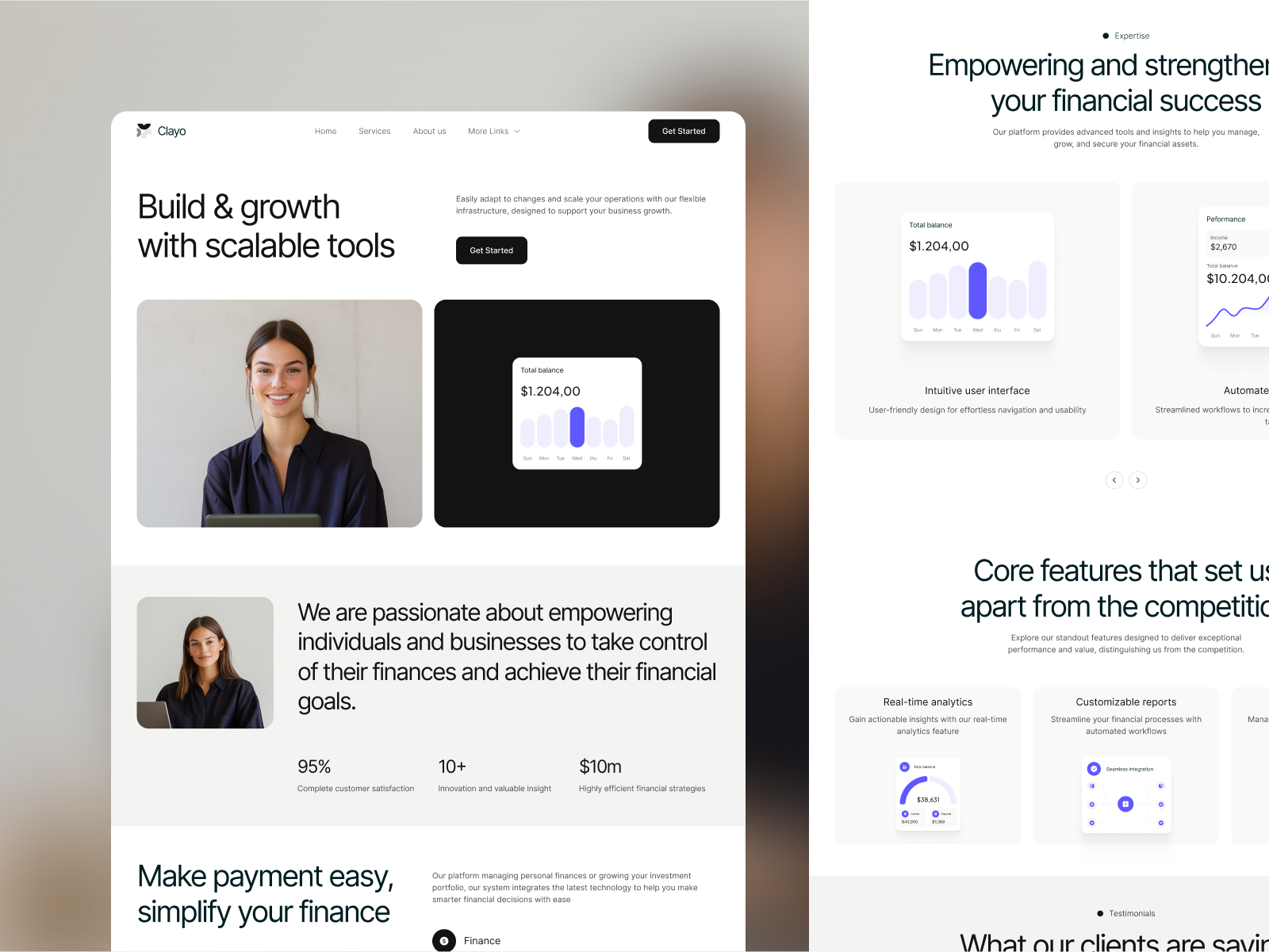 Clayo - Consulting Webflow Template (FREE FIGMA)