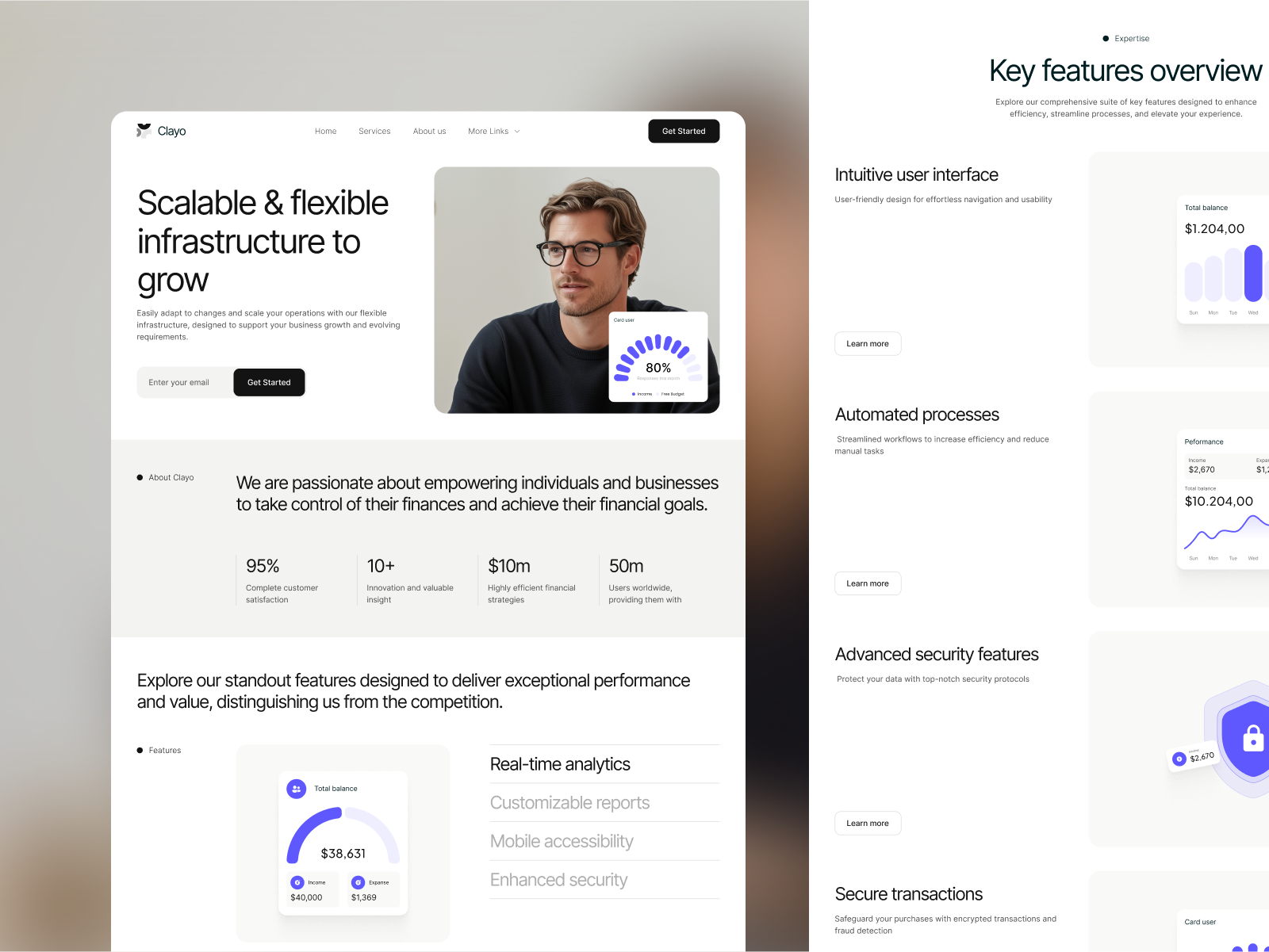 Clayo - Consulting Webflow Template (FREE FIGMA)