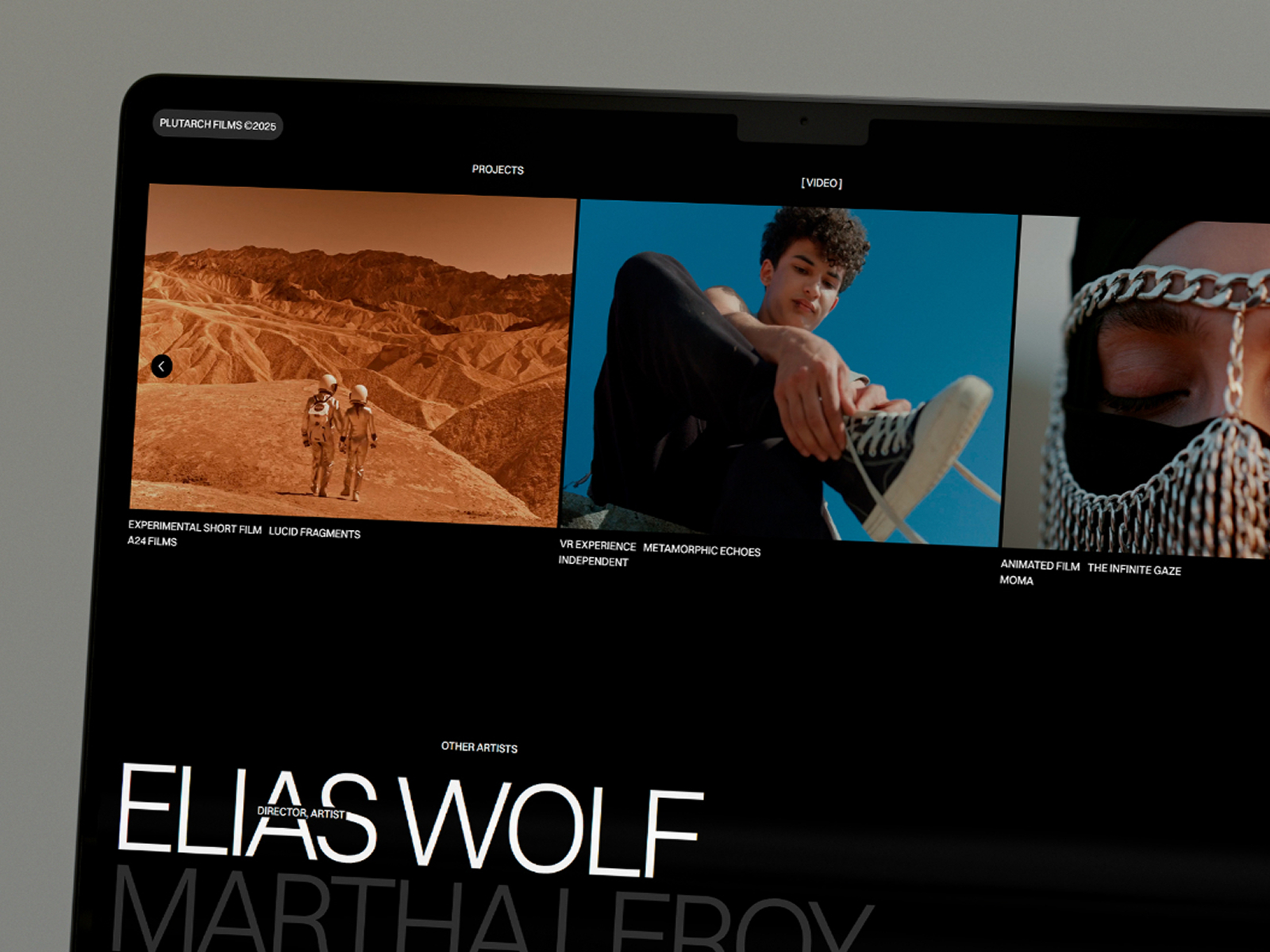 Plutarch - Cinematic Portfolio [Framer]