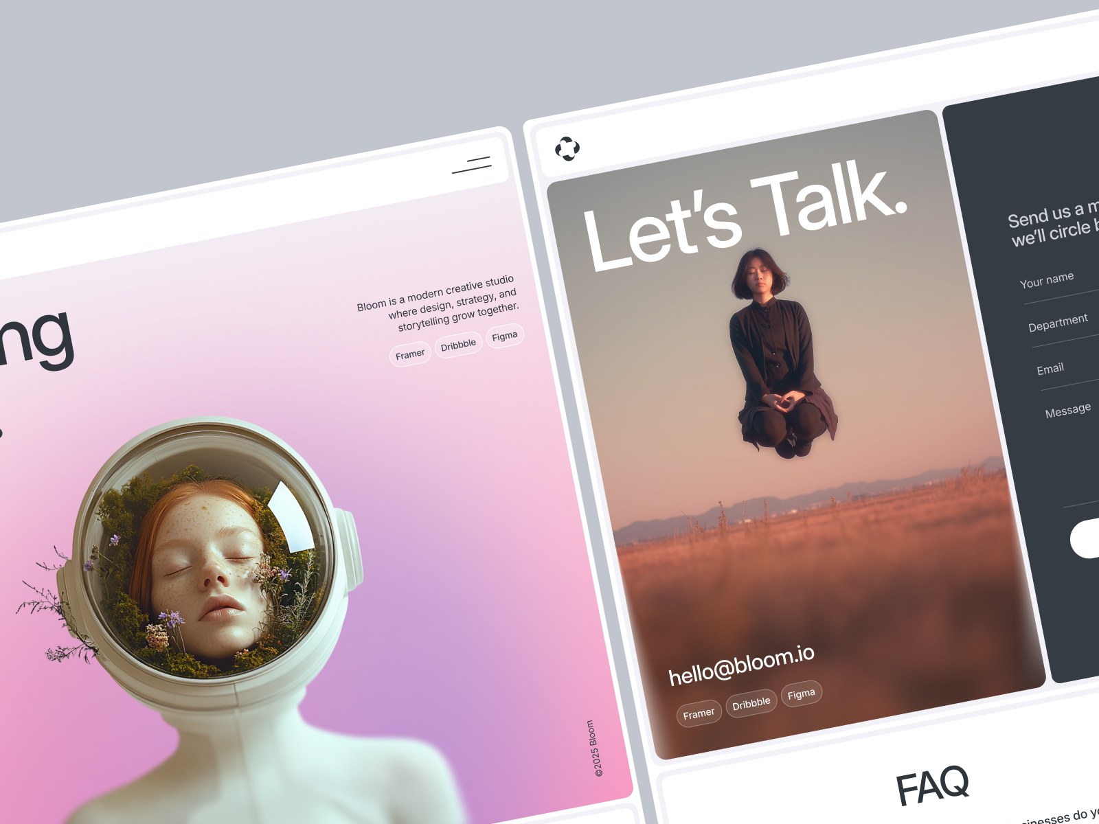 Bloom Creative Agency Template