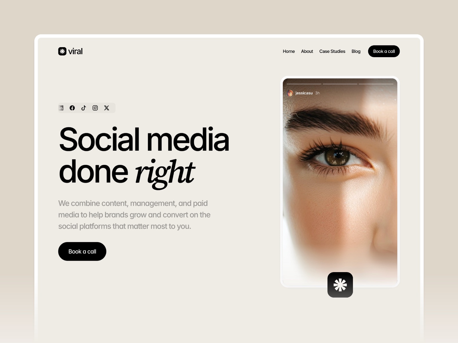 Viral - Social Media Agency Framer Template