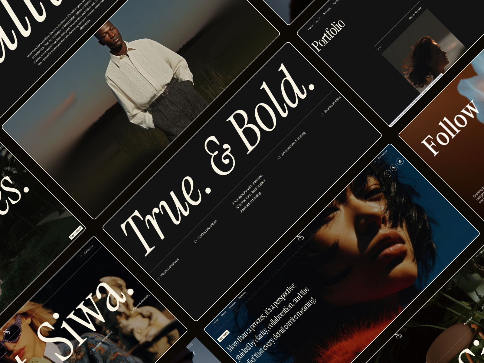 Siwa - Portfolio & Photography Framer Template