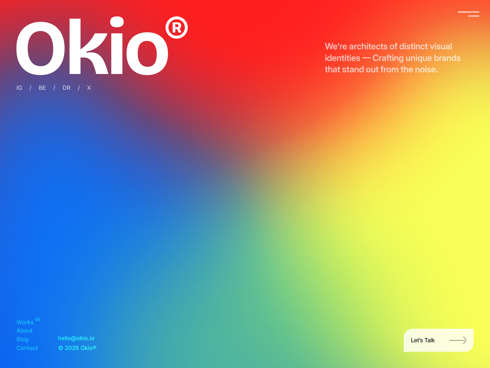 Okio - Creative Studio Framer Template