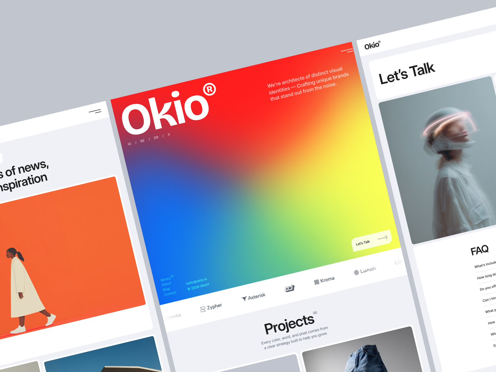 Okio - Creative Studio Framer Template