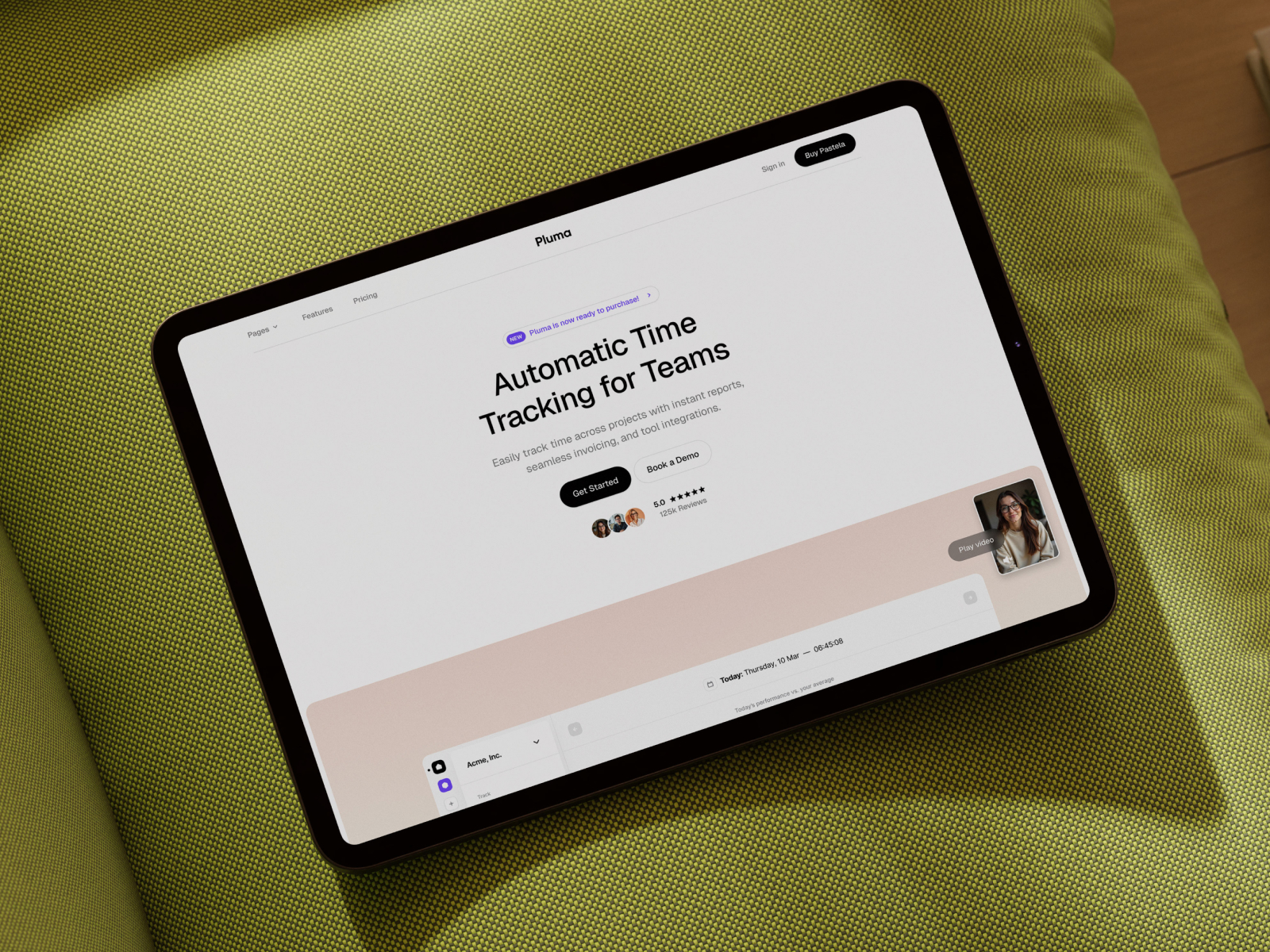 Pluma — Modular SaaS/Start-up Framer Template