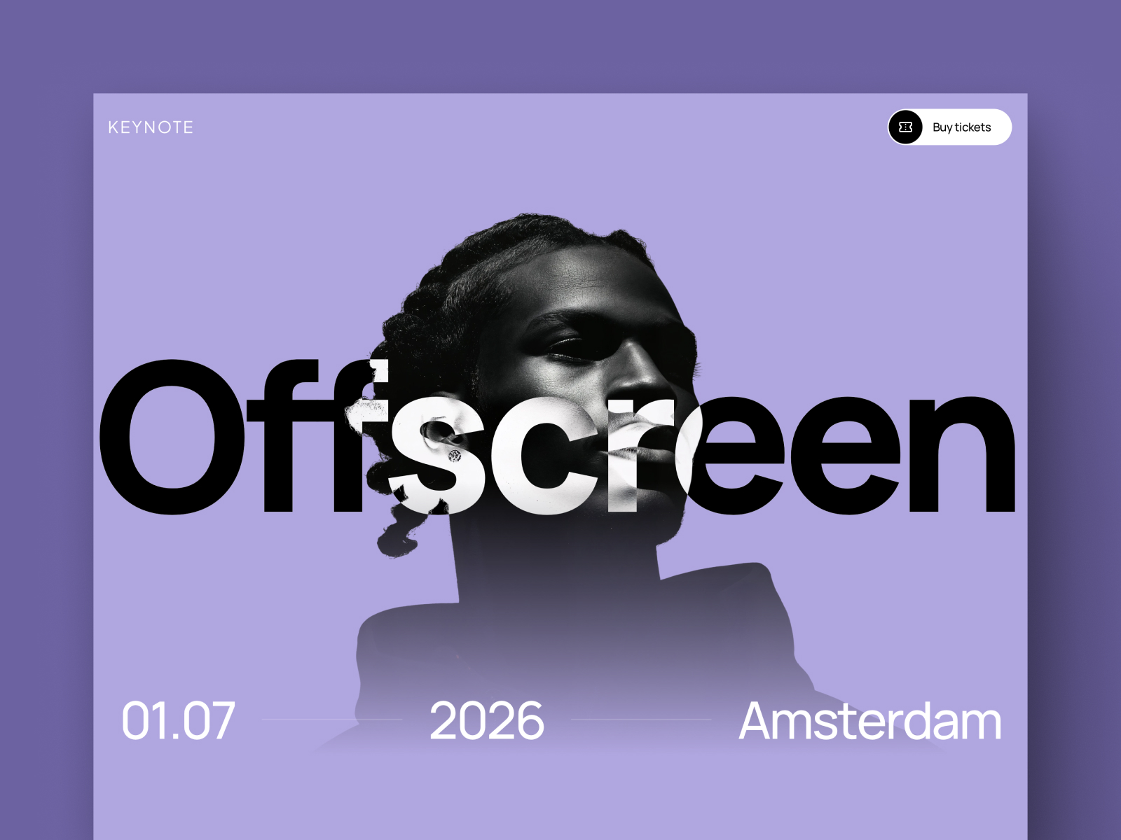 Keynote - Conference & Event Template for Framer