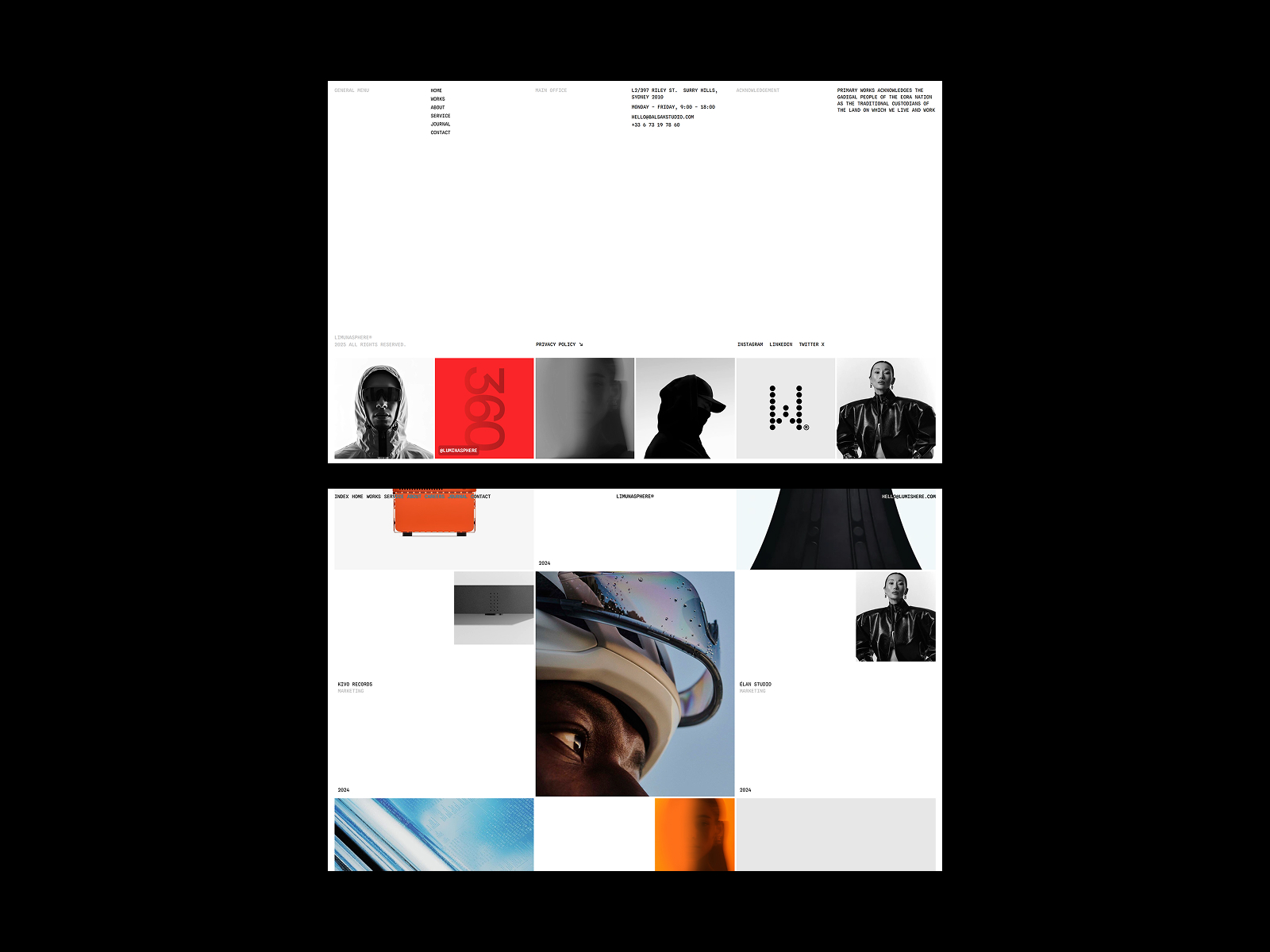 Luminasphere — Premium Template for Agency