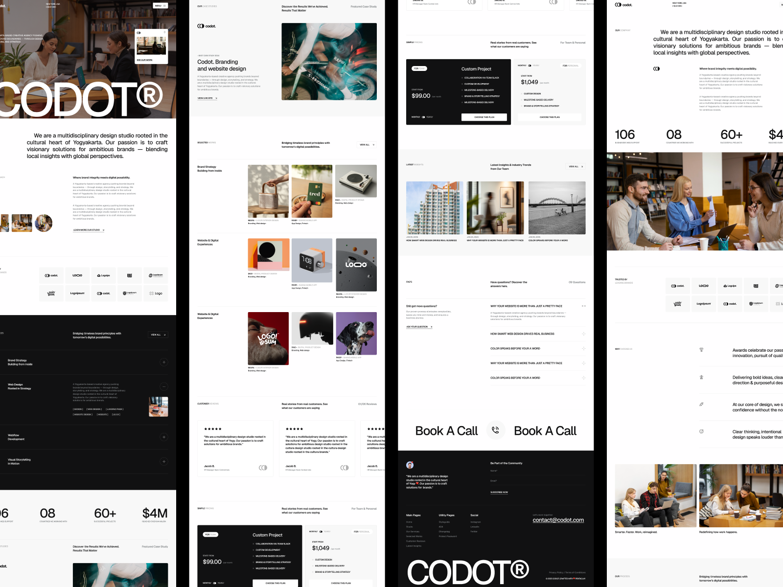 Codot — Digital Agency Website Framer Template