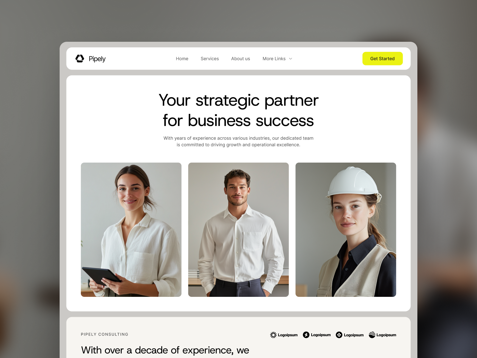 Pipely - Consulting Webflow Template (FREE FIGMA)