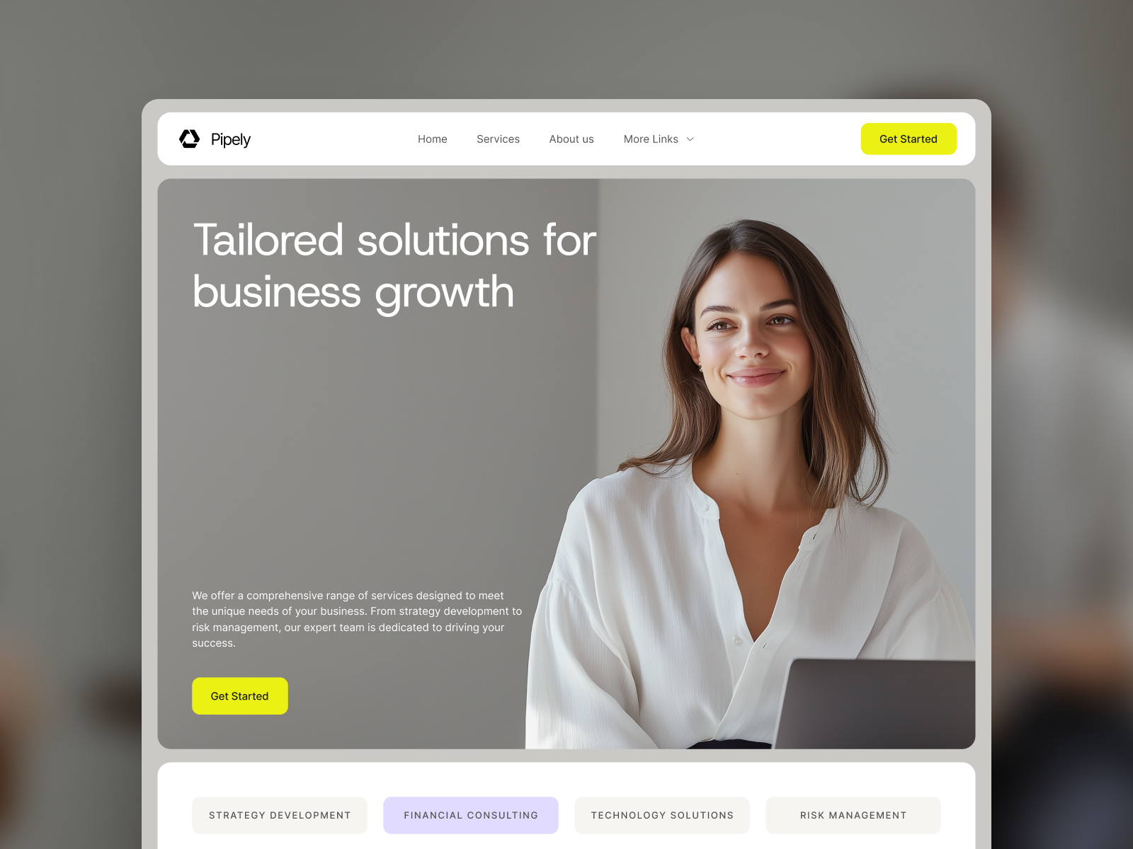 Pipely - Consulting Webflow Template (FREE FIGMA)