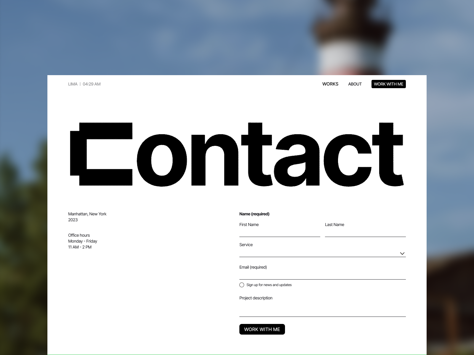 Exotica - Portfolio Framer Template (FREE FIGMA)