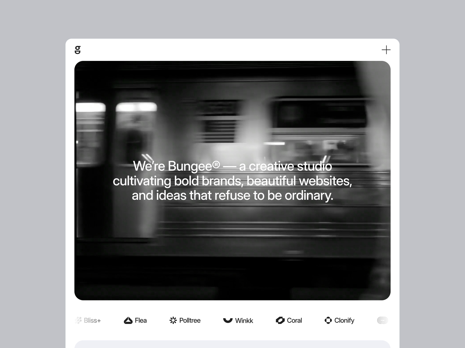 Bungee - Framer Studio Template