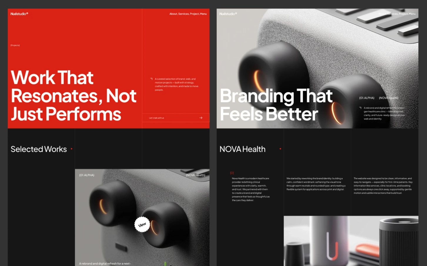 Nuestudio - Web 3.0 Creative Webflow Template