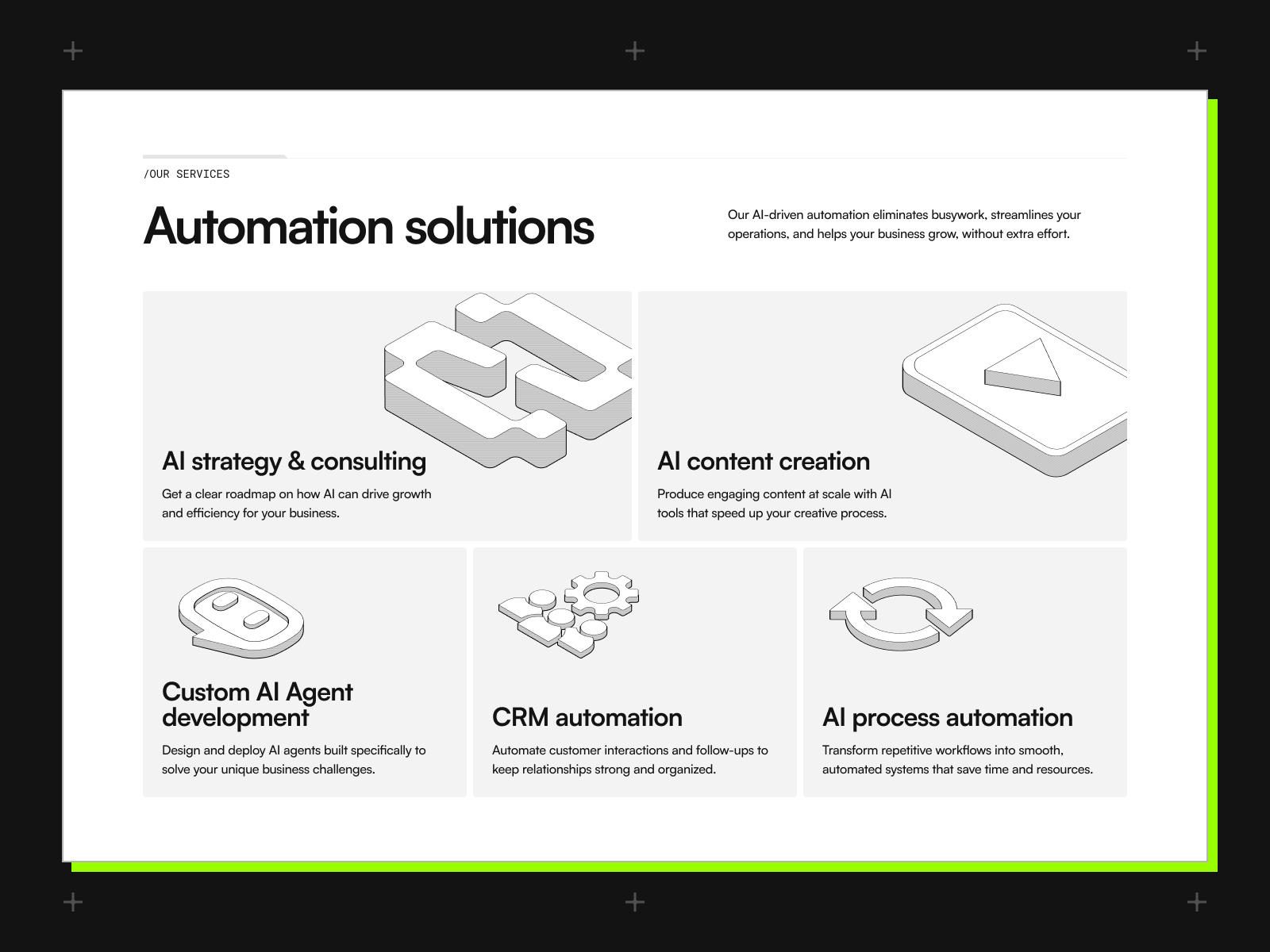 Sadewa - AI Automation Agency Framer Template