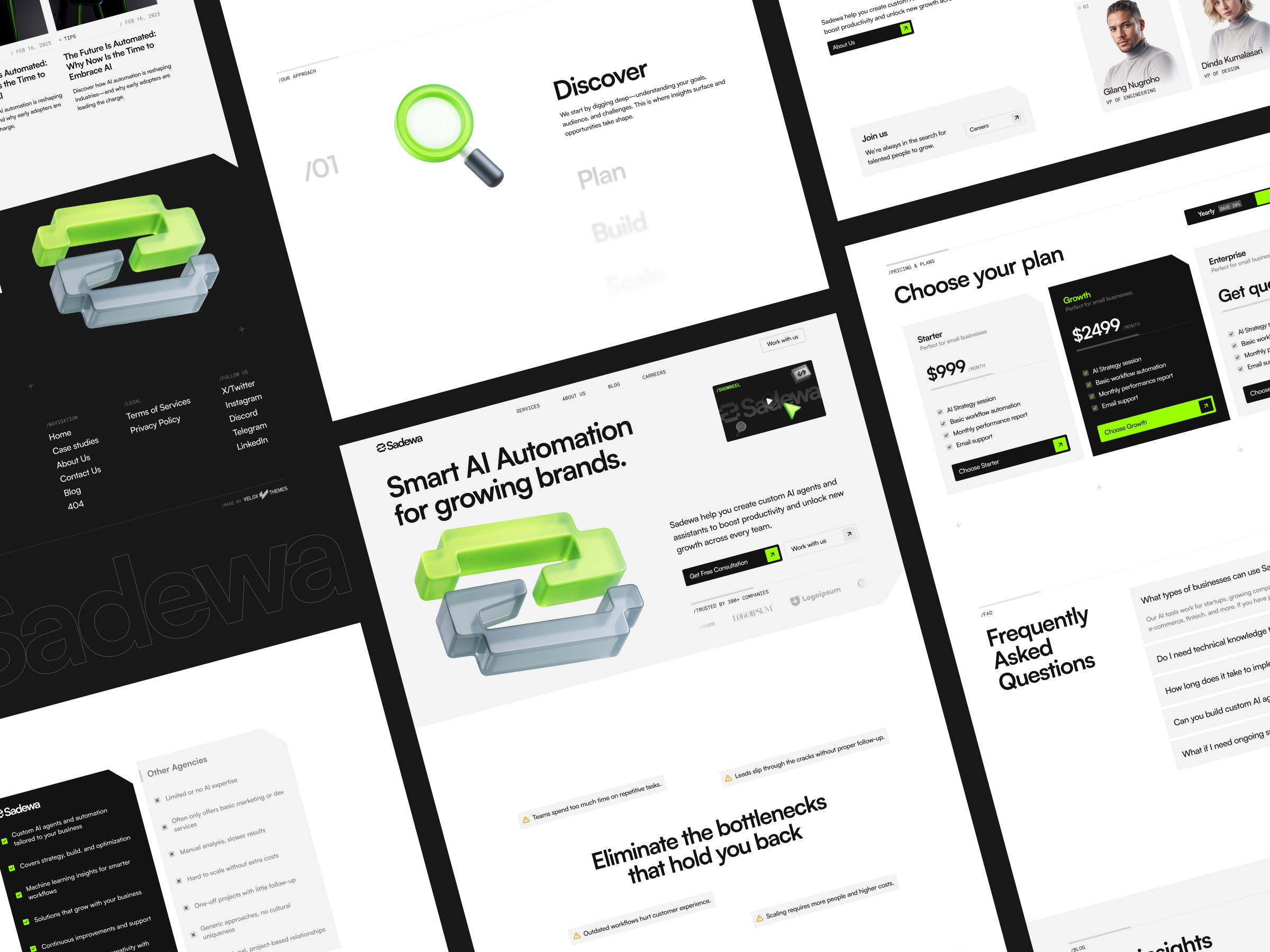 Sadewa - AI Automation Agency Framer Template