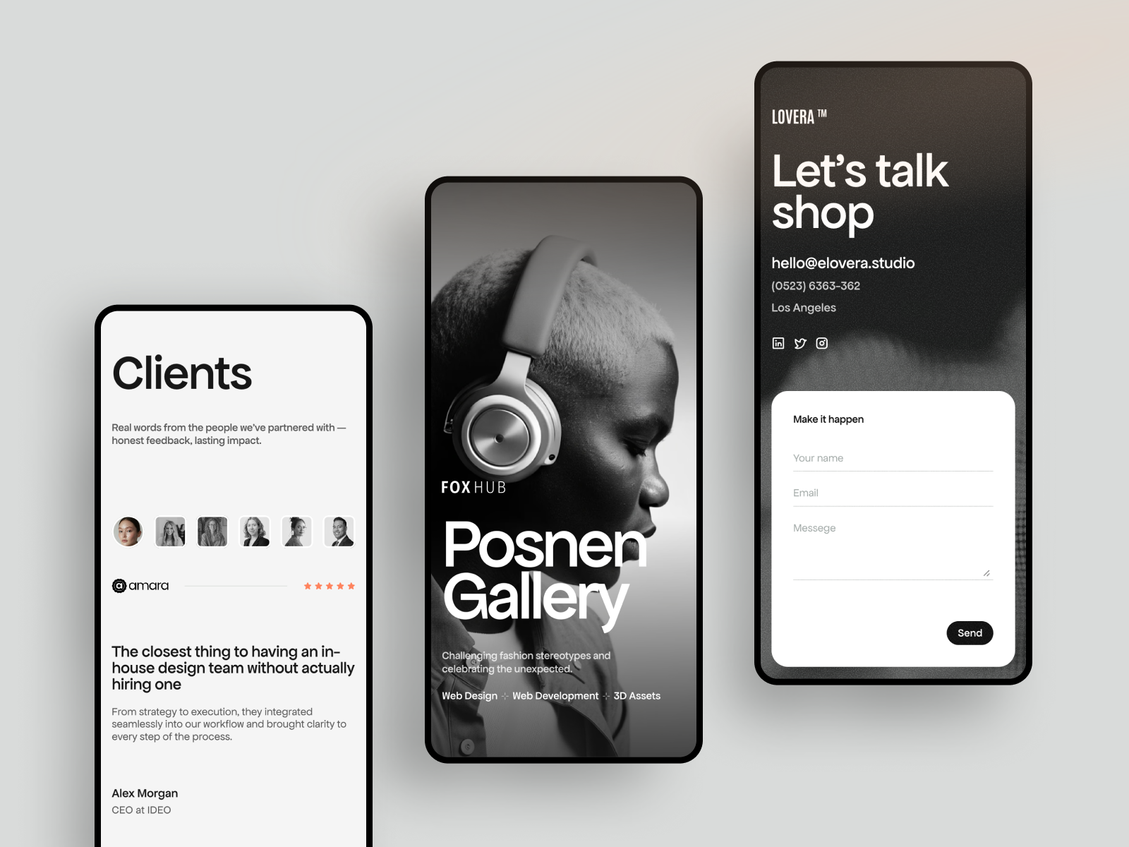 TD_Lovera — Design Agency Framer Template