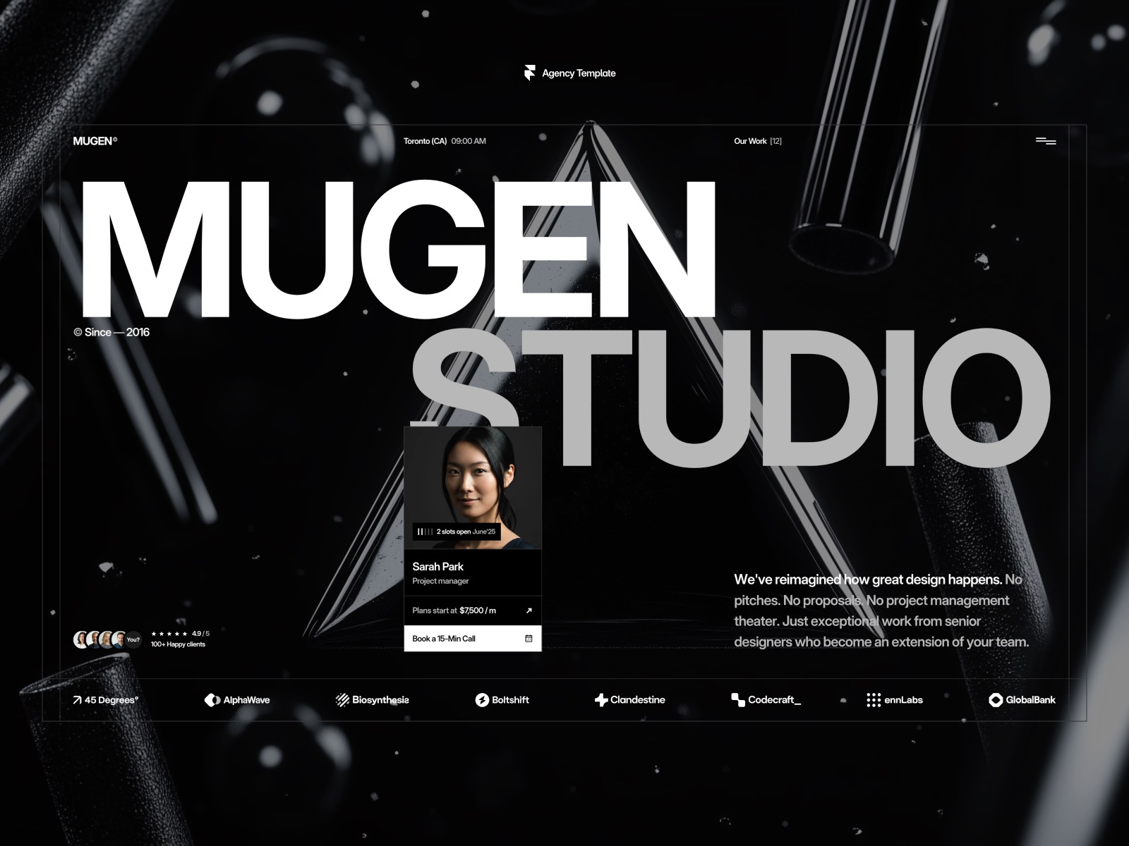 Mugen — Ultimate Design Agency Template